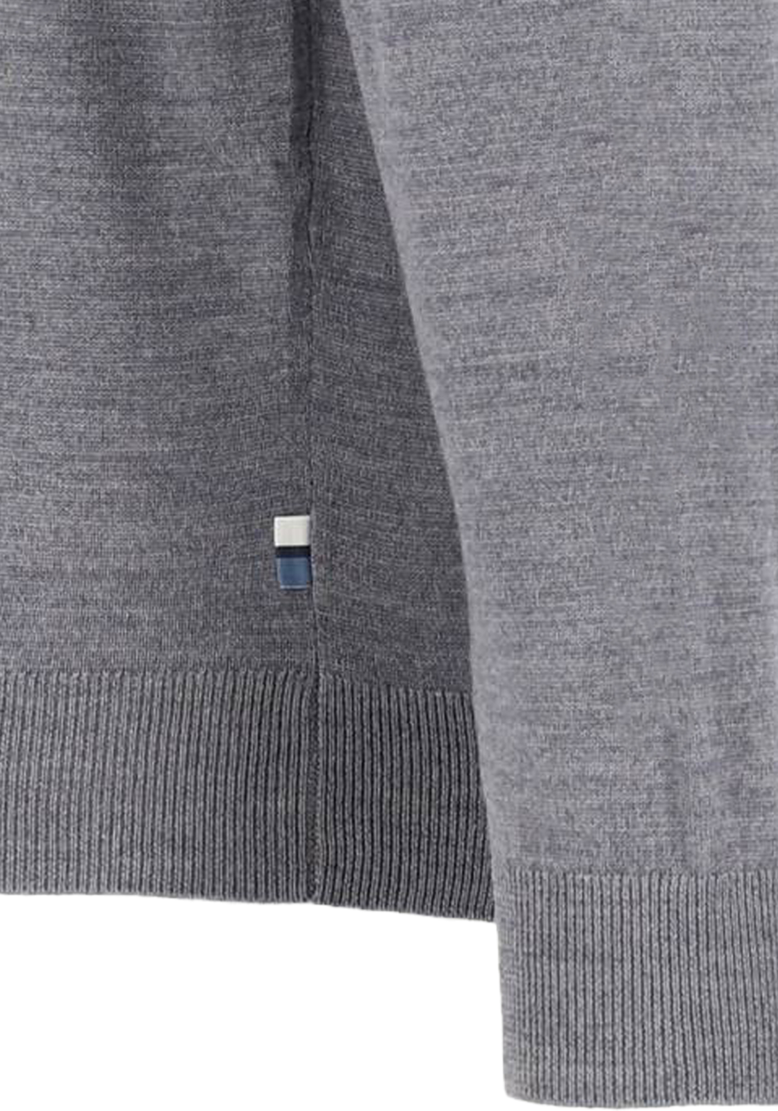 OLYMP modern fit trui wol, V-hals, grijs OLYMP modern fit trui wol, V-hals, grijs