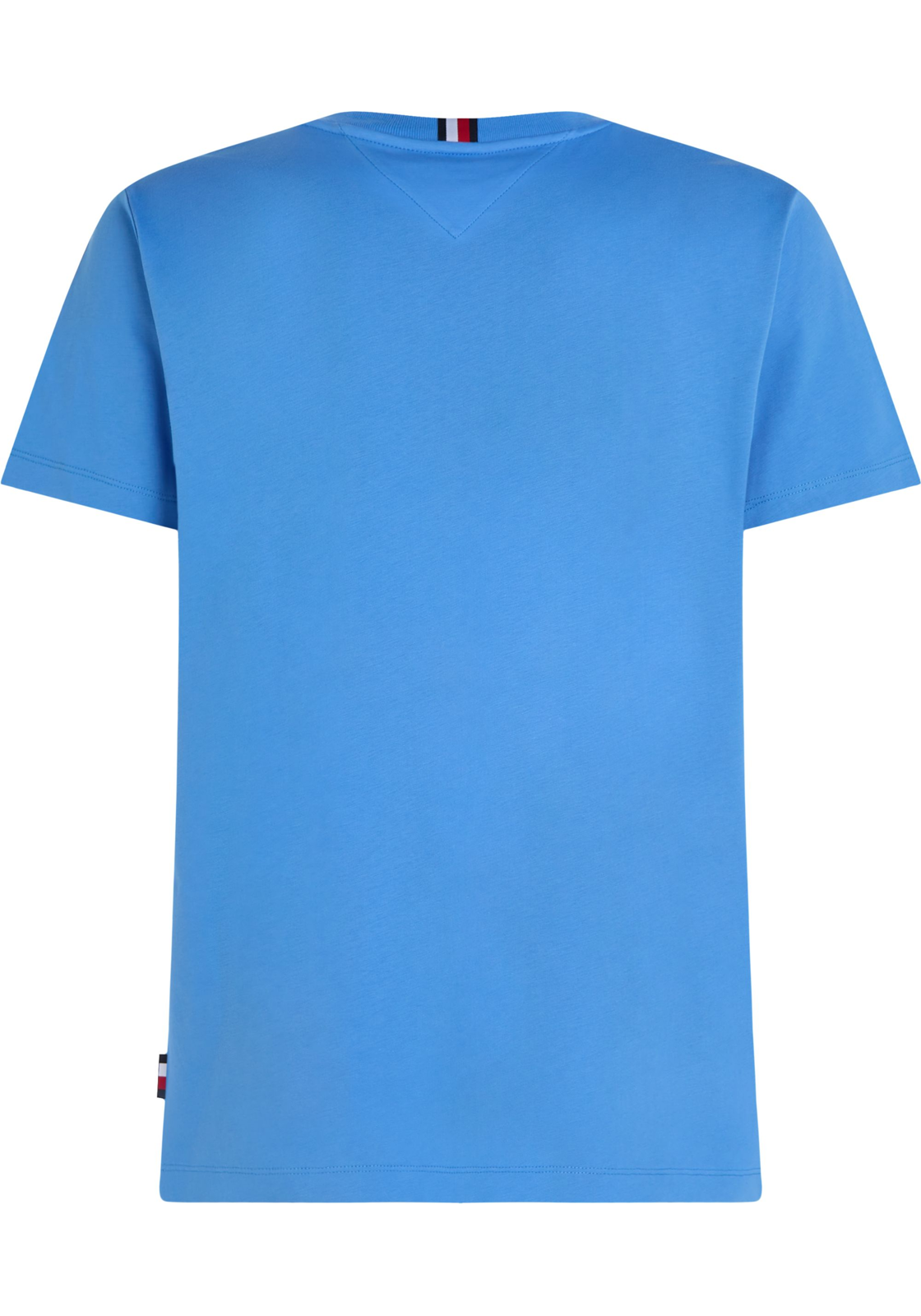 image_3_MW0MW34389C30_B_C4101wid2000amphei2000ampop_usm1710 Tommy Hilfiger Hilfiger Ath Stack Tee, heren T-shirt korte mouw O-hals, middenblauw