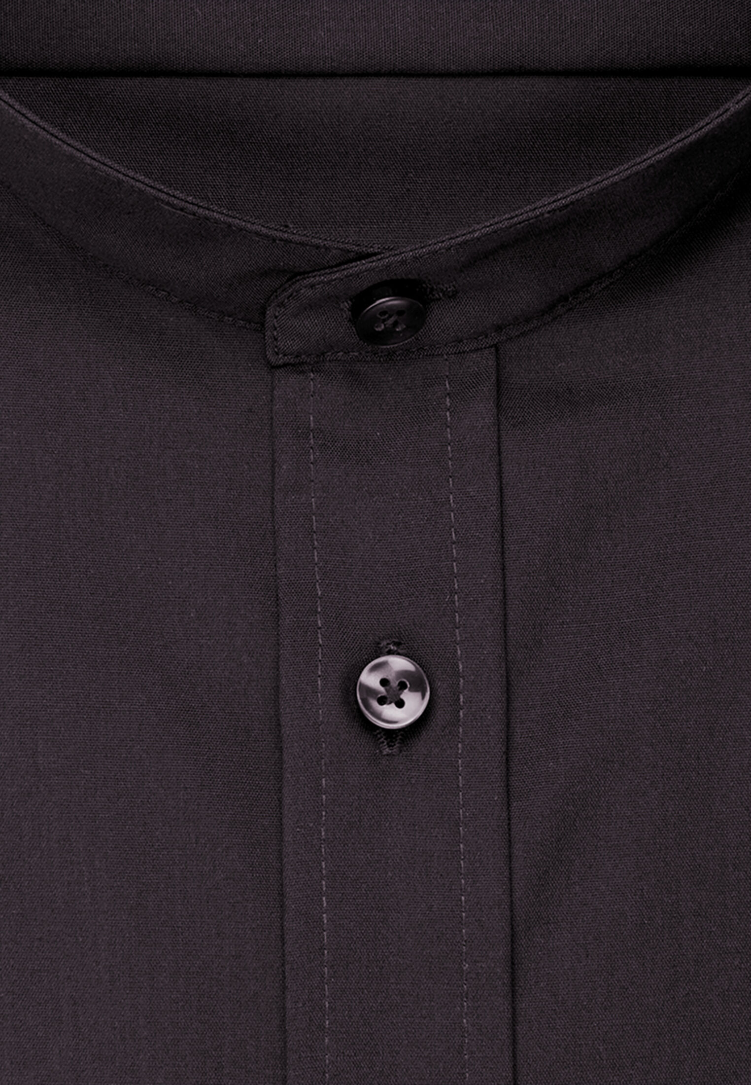 Seidensticker slim fit overhemd, popeline, zwart