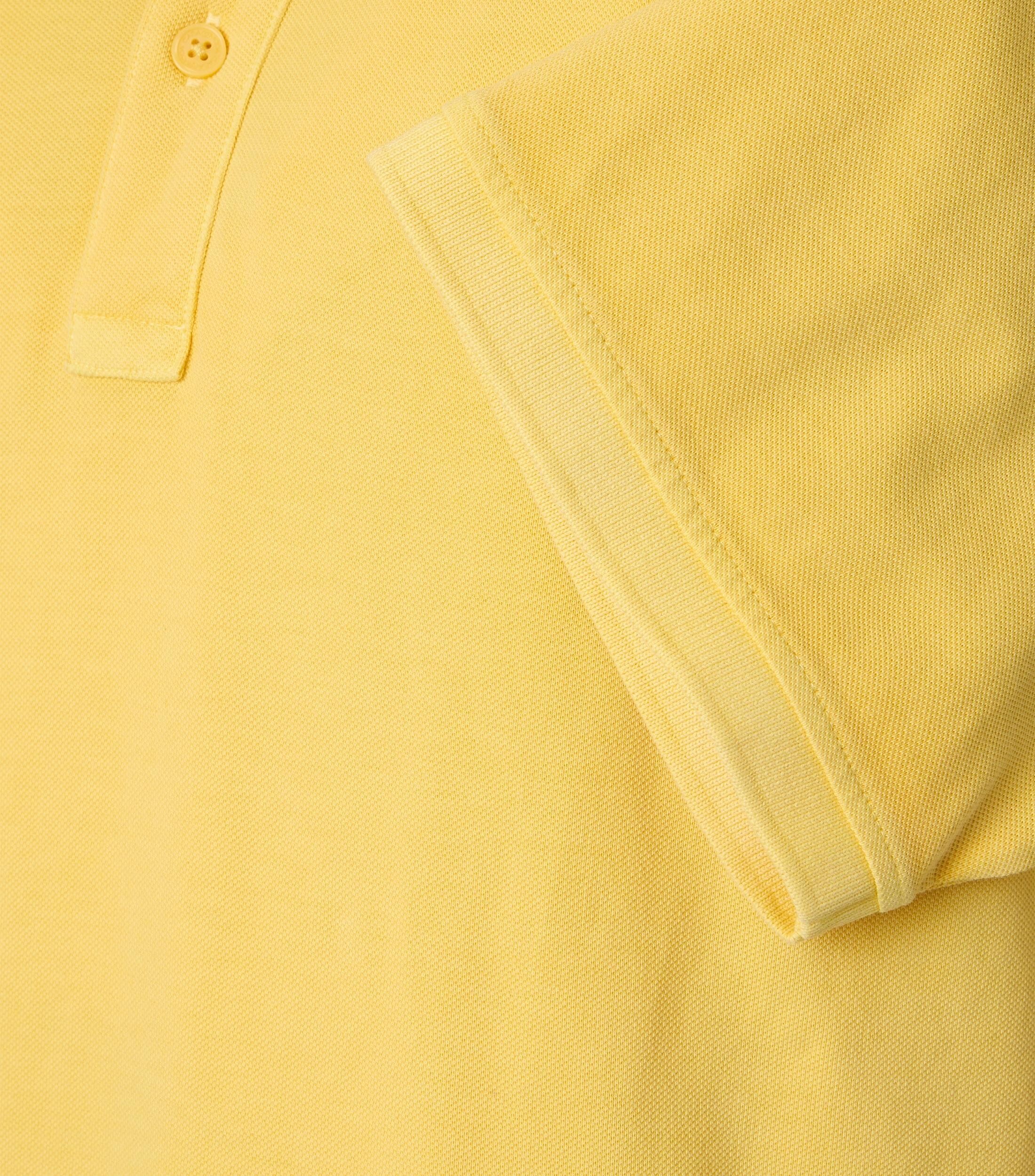CASA MODA comfort fit heren polo, geel