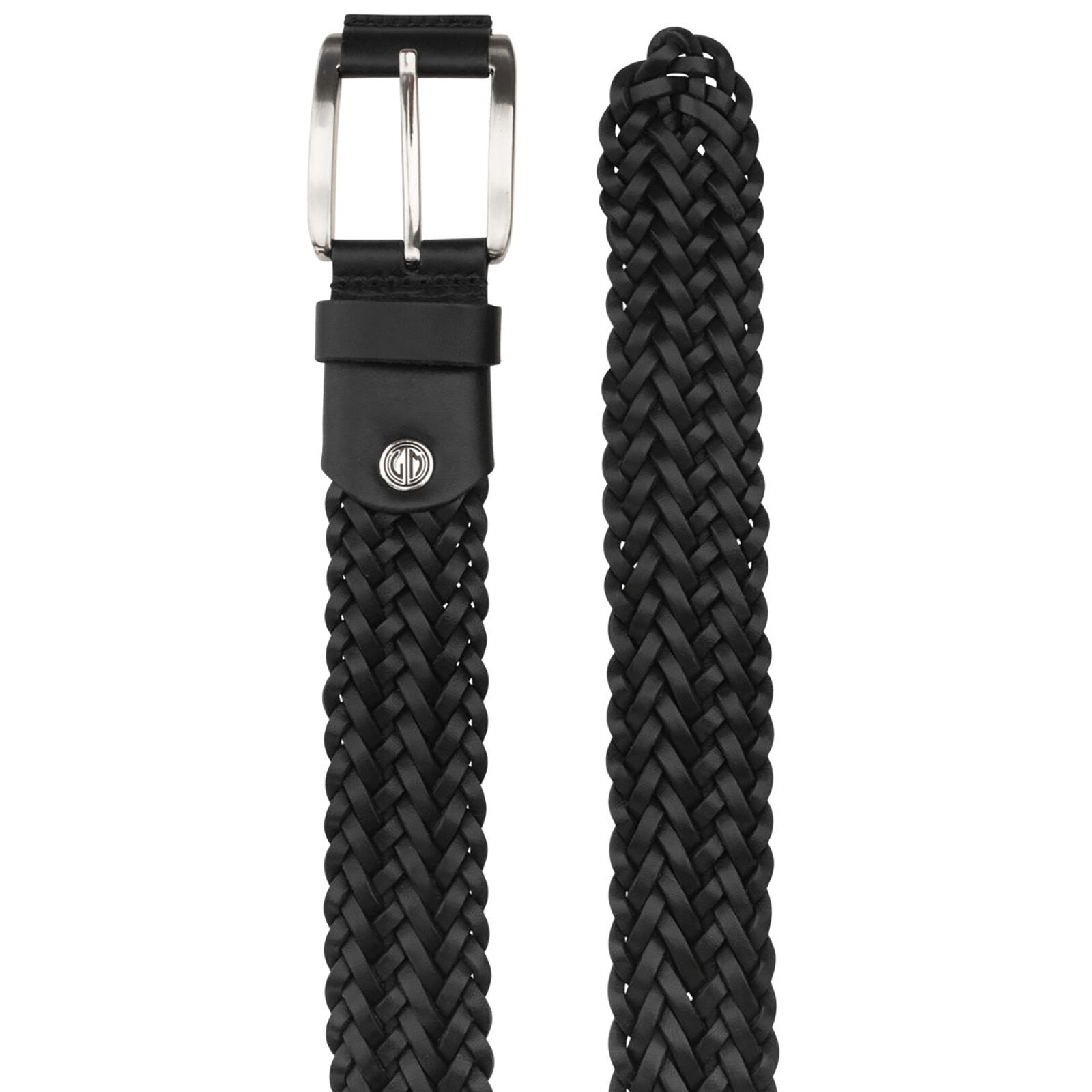 LINDENMANN leren heren riem, zwart