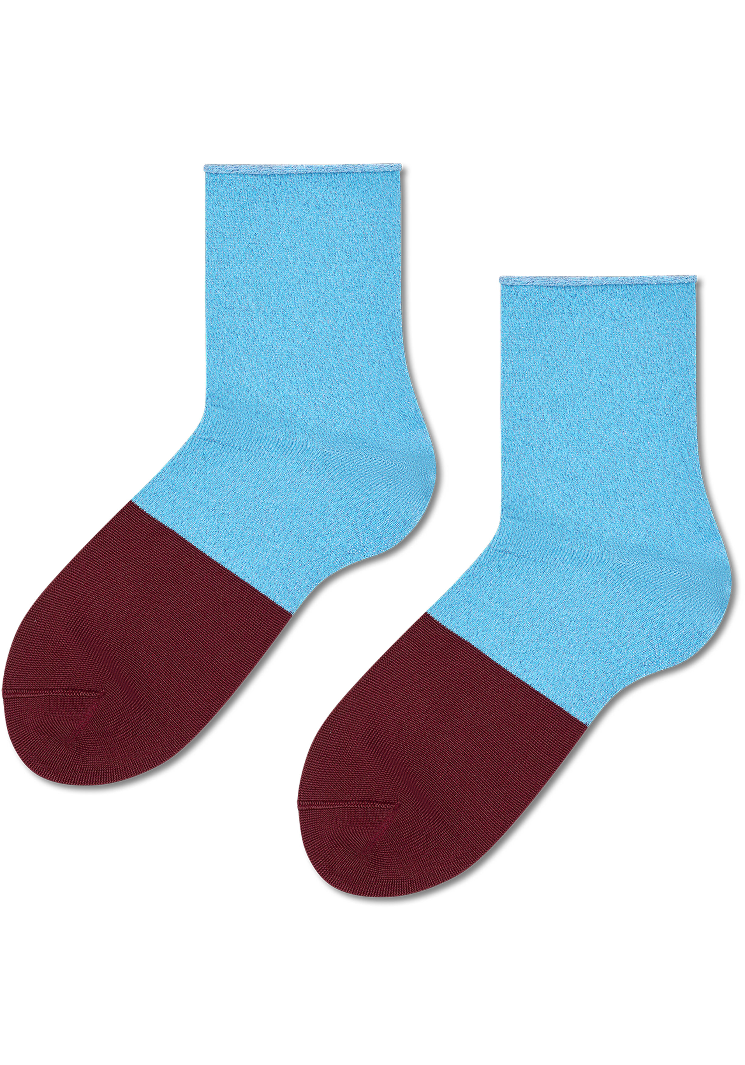 Happy Socks Extended Toe 1/2 Crew Sock, hoge unisex enkelsokken, blauw