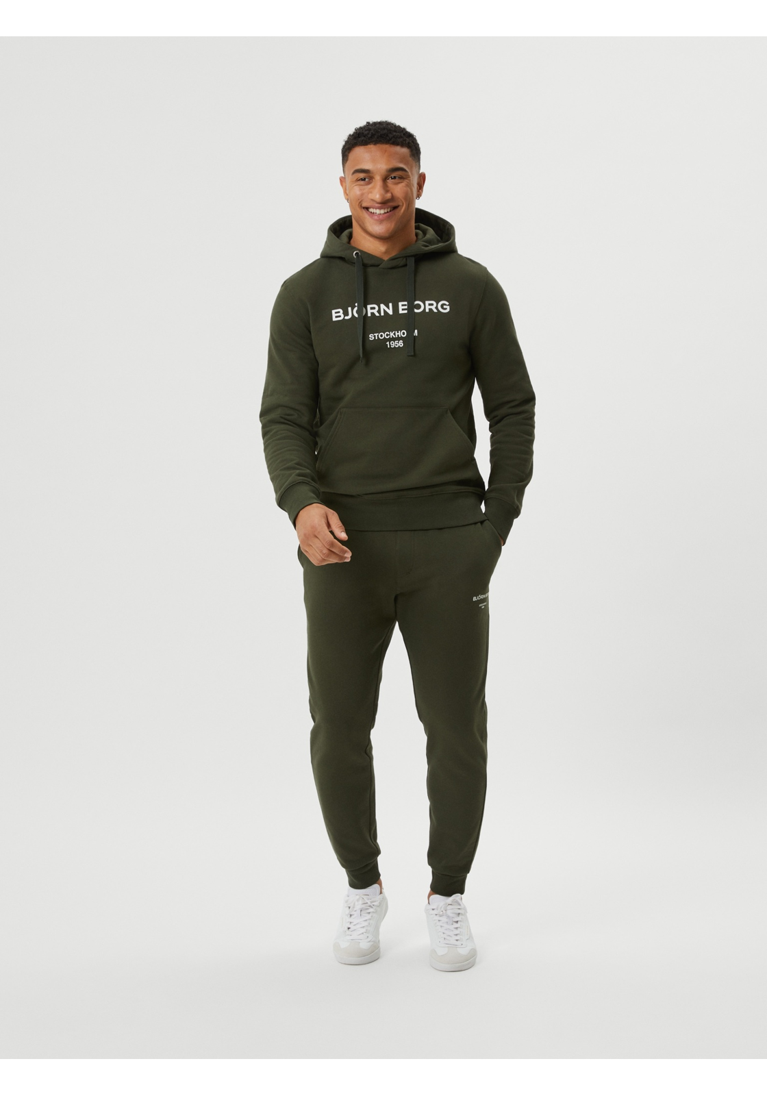 image_4_10001096_GN002_3 Bjorn Borg hoodie, donkergroen