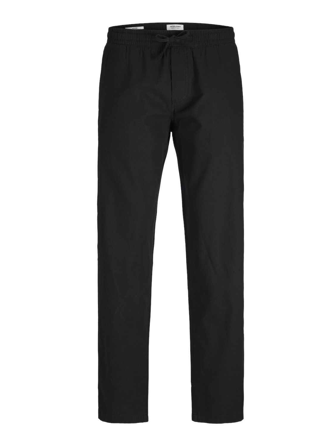 JACK & JONES Kane Summer Linen Blend Jogger loose fit, heren chino, zwart