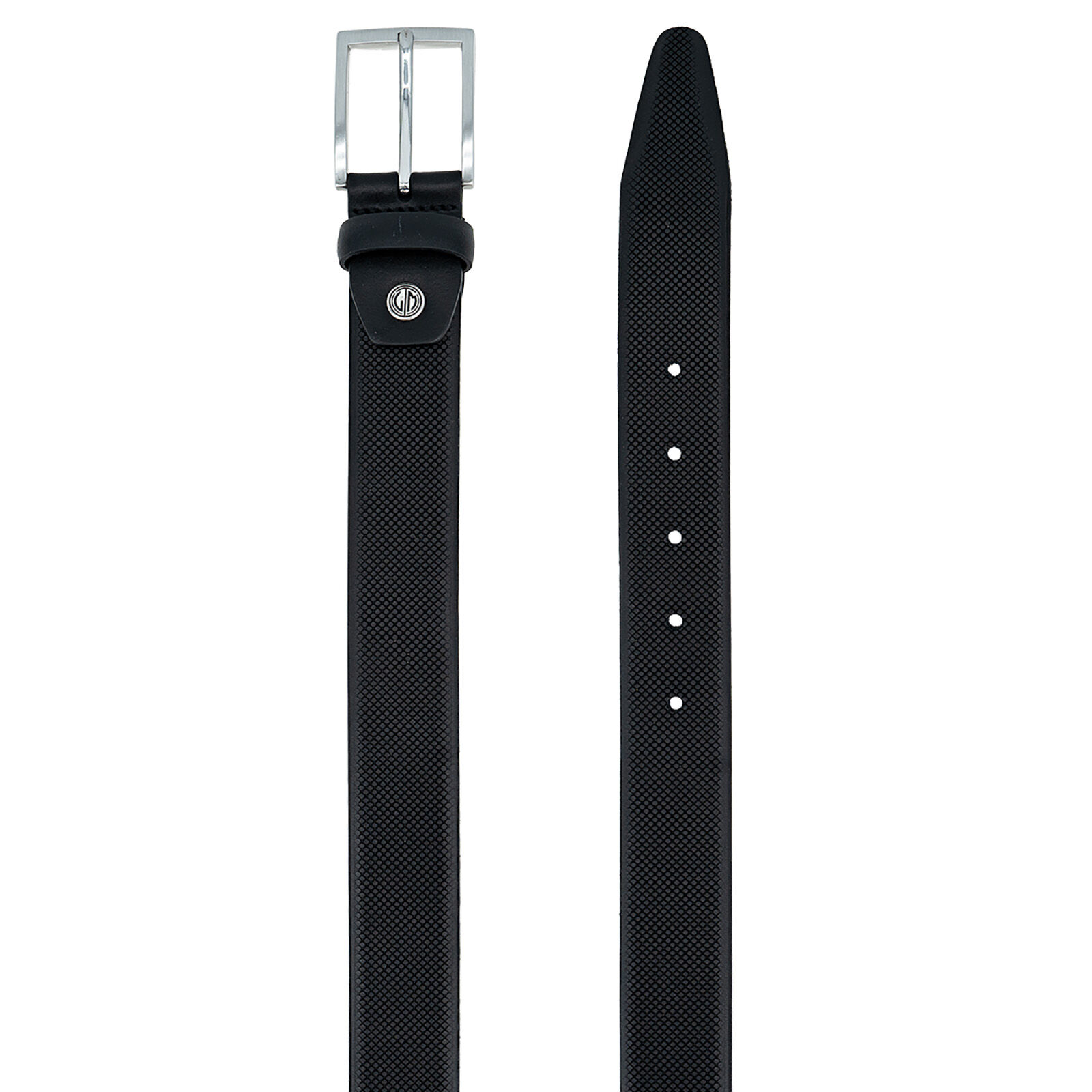LINDENMANN leren heren riem, zwart