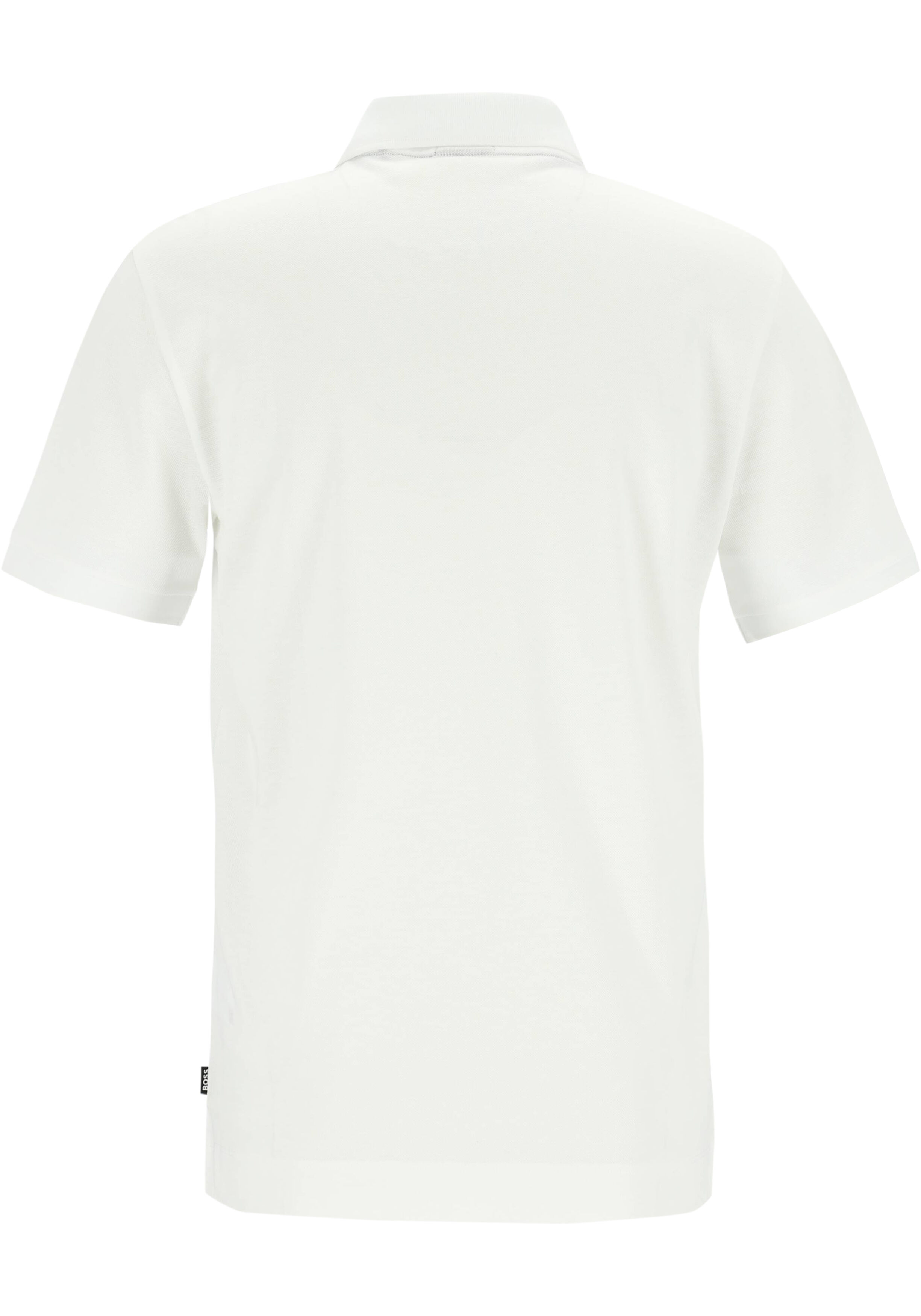 BOSS Parris regular fit heren polo, pique, wit