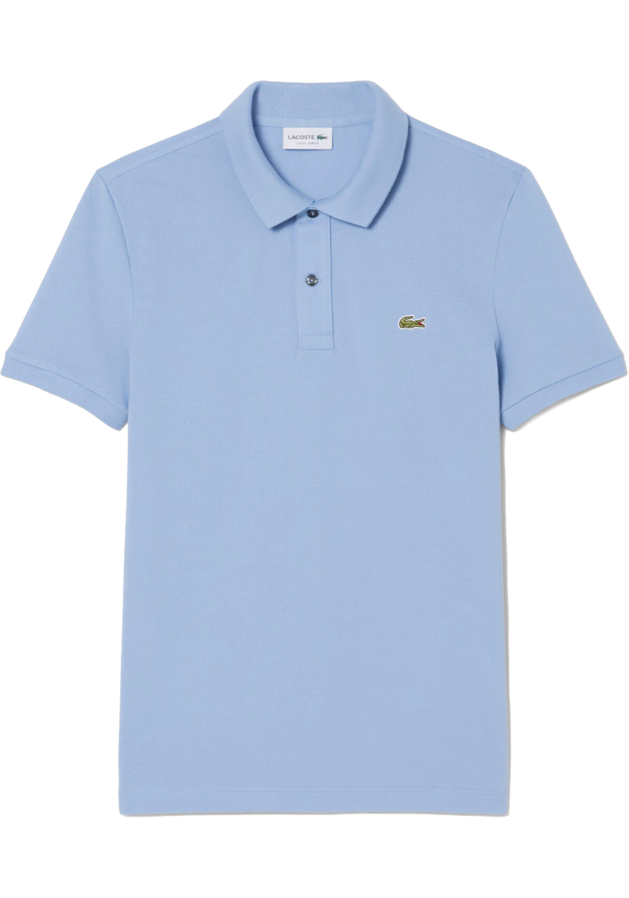 Lacoste Slim Fit polo, licht blauwgrijs