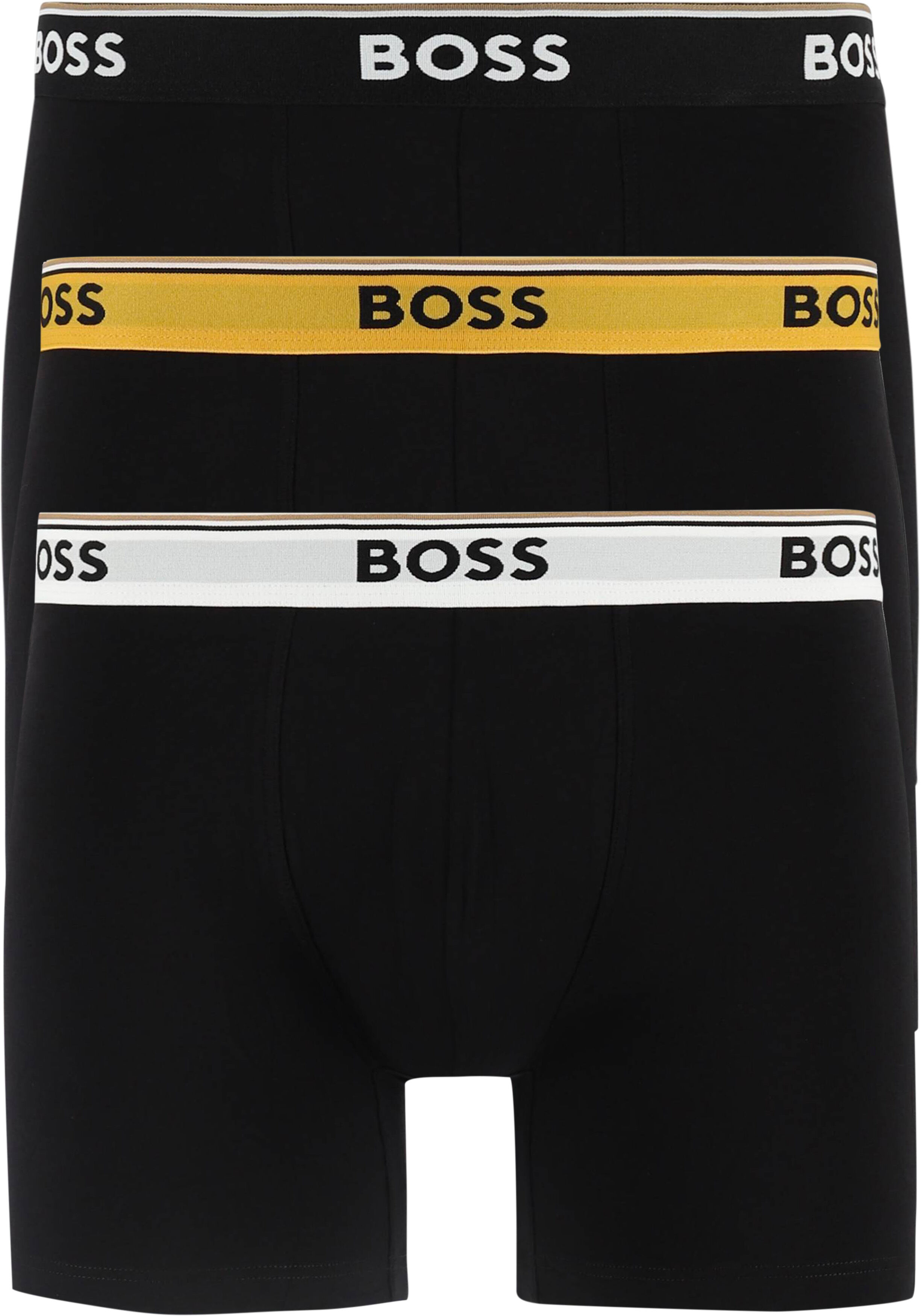 HUGO BOSS Power boxer briefs (3-pack), heren boxers normale lengte, zwart
