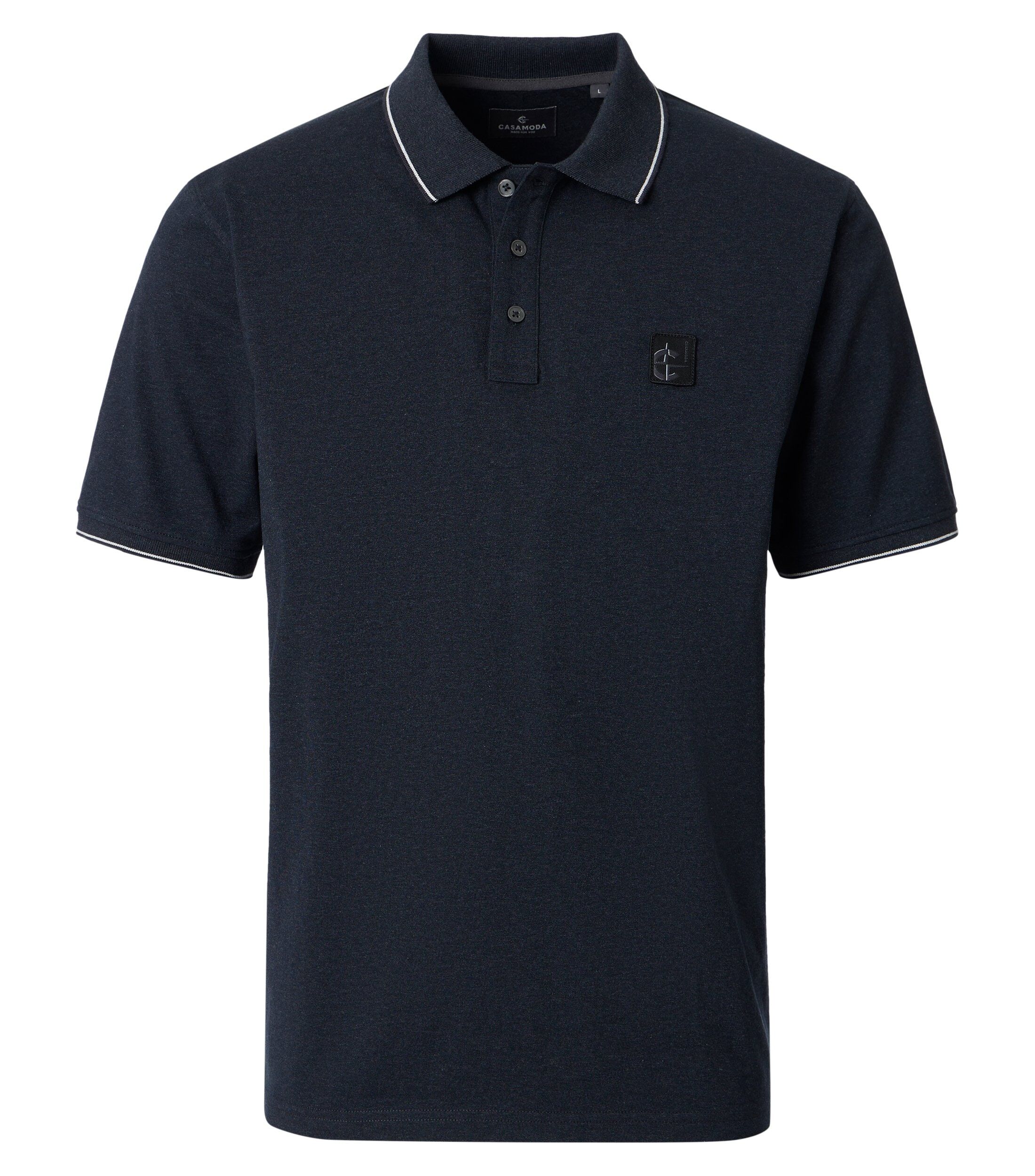 CASA MODA comfort fit heren polo, blauw