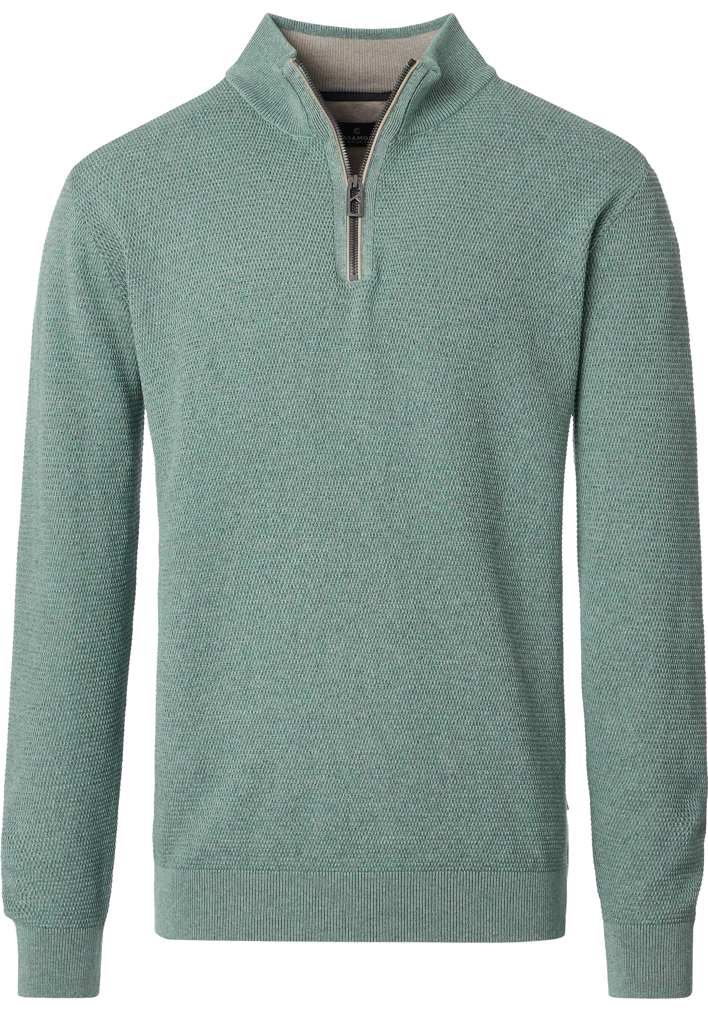 CASA MODA comfort fit schipperstrui, groen