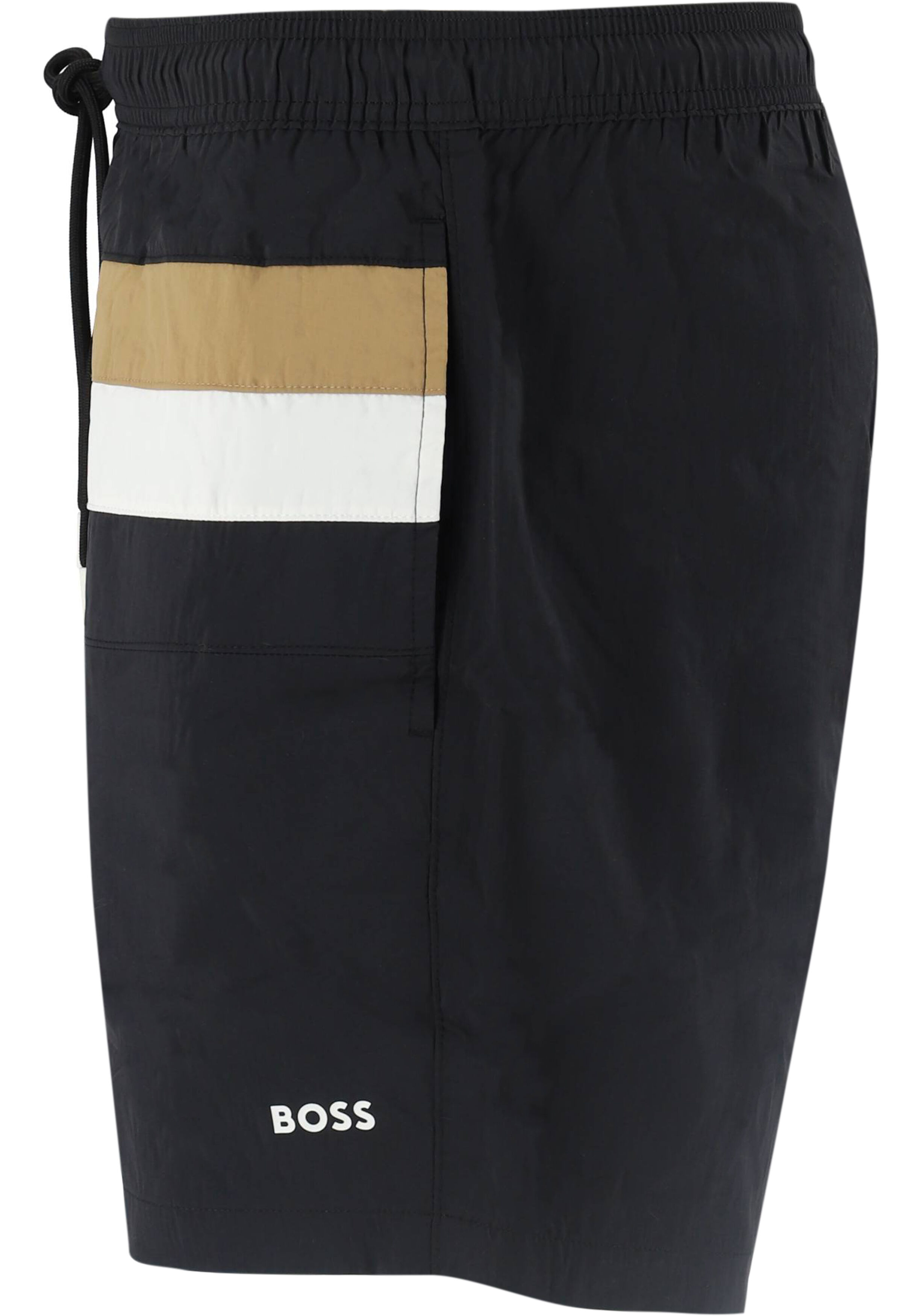 HUGO BOSS Louis swim shorts, heren zwembroek, zwart gestreept