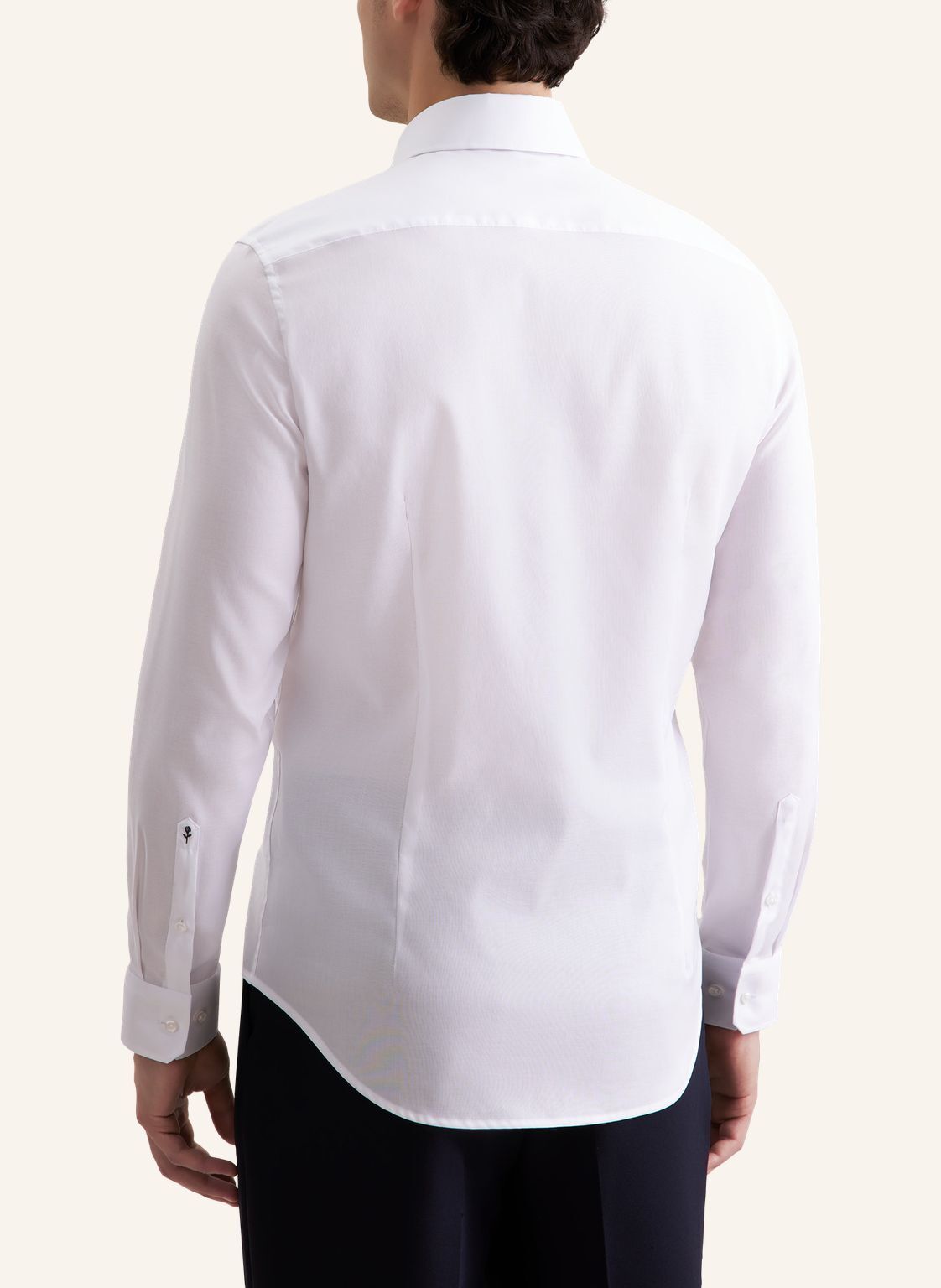 Seidensticker x-slim fit overhemd, popeline, wit