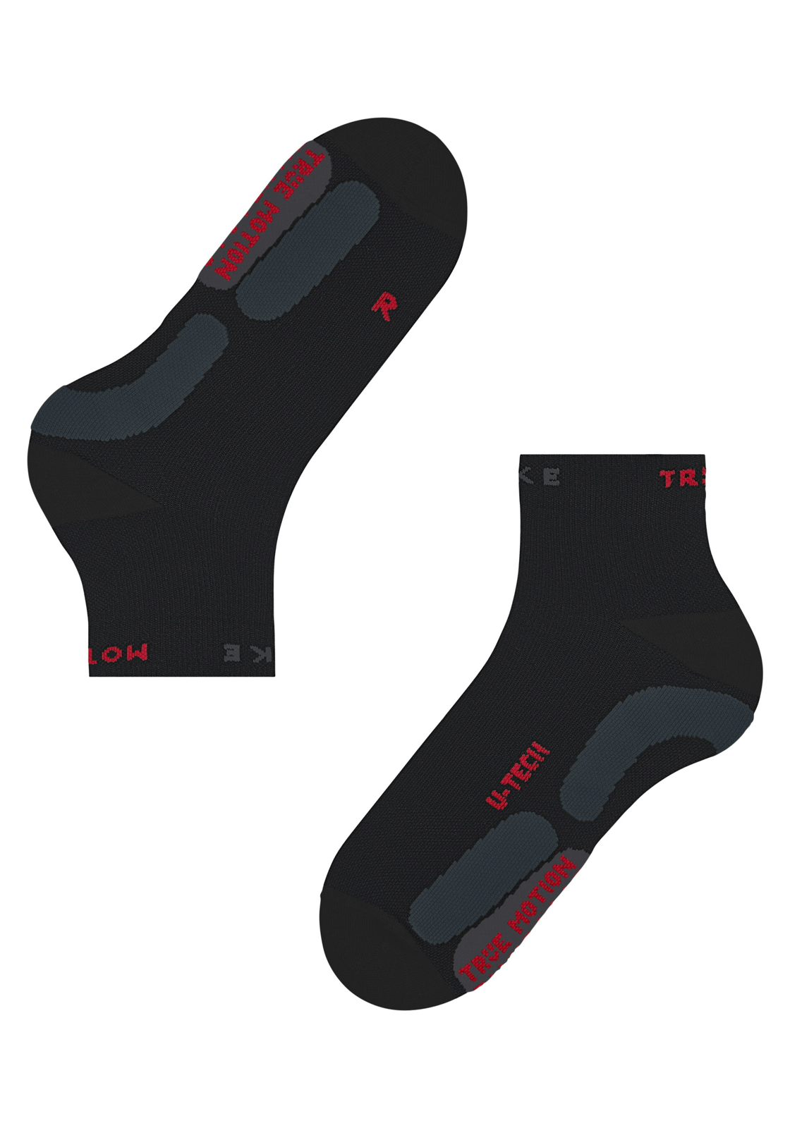 FALKE RU True Motion Short heren running sneakersokken, zwart (black) FALKE RU True Motion Short heren running sneakersokken, zwart (black)