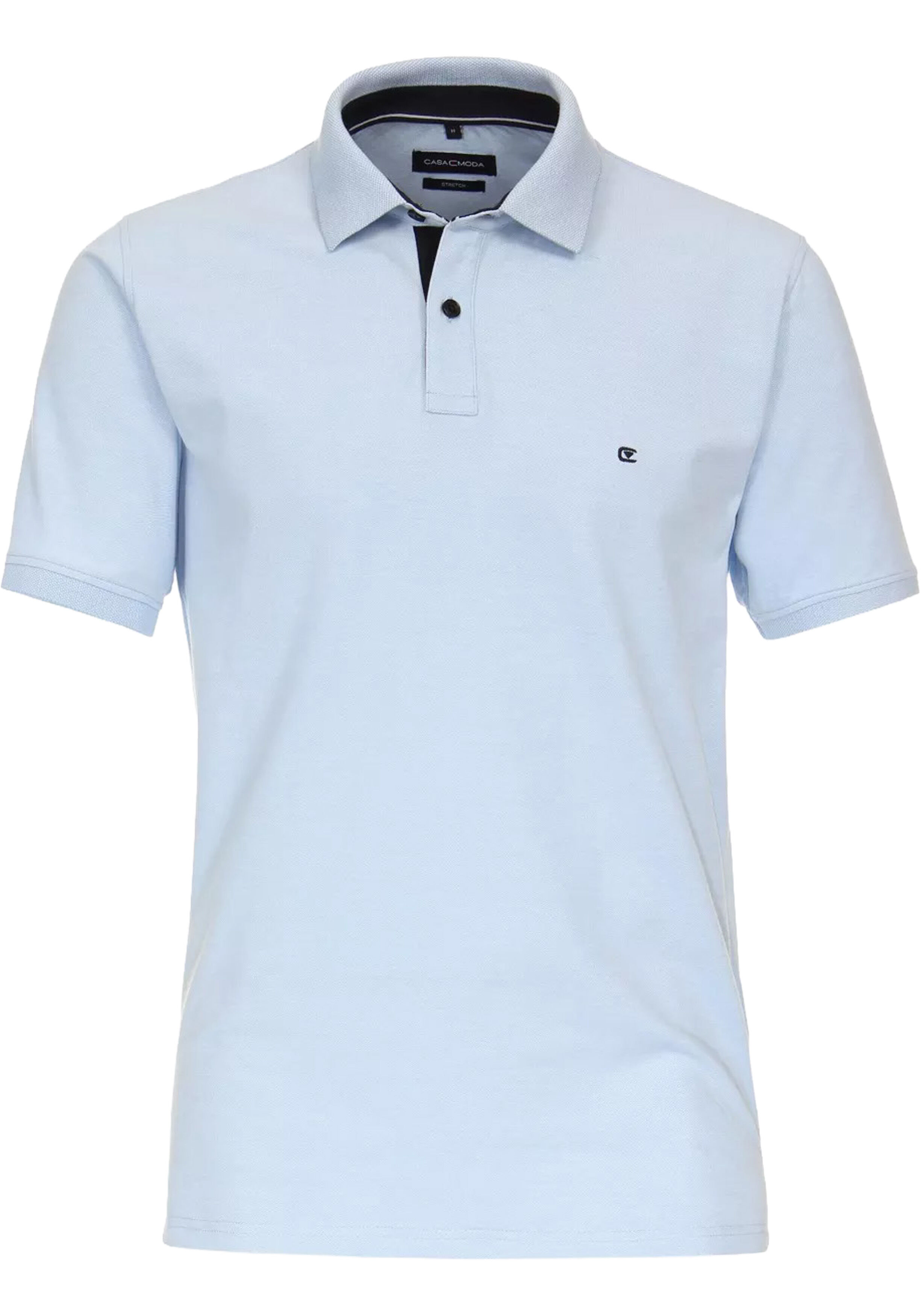 CASA MODA comfort fit heren polo, blauw