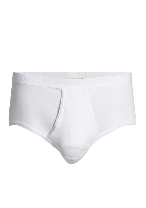 SCHIESSER Original Feinripp sportslip (1-pack), met gulp, wit SCHIESSER Original Feinripp sportslip (1-pack), met gulp, wit