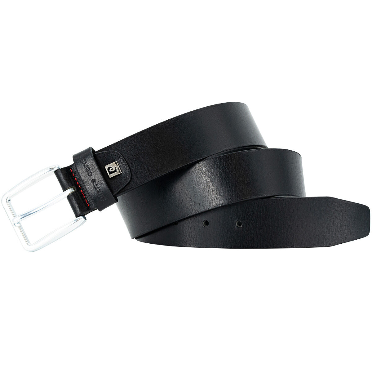 PIERRE CARDIN leren heren riem, zwart