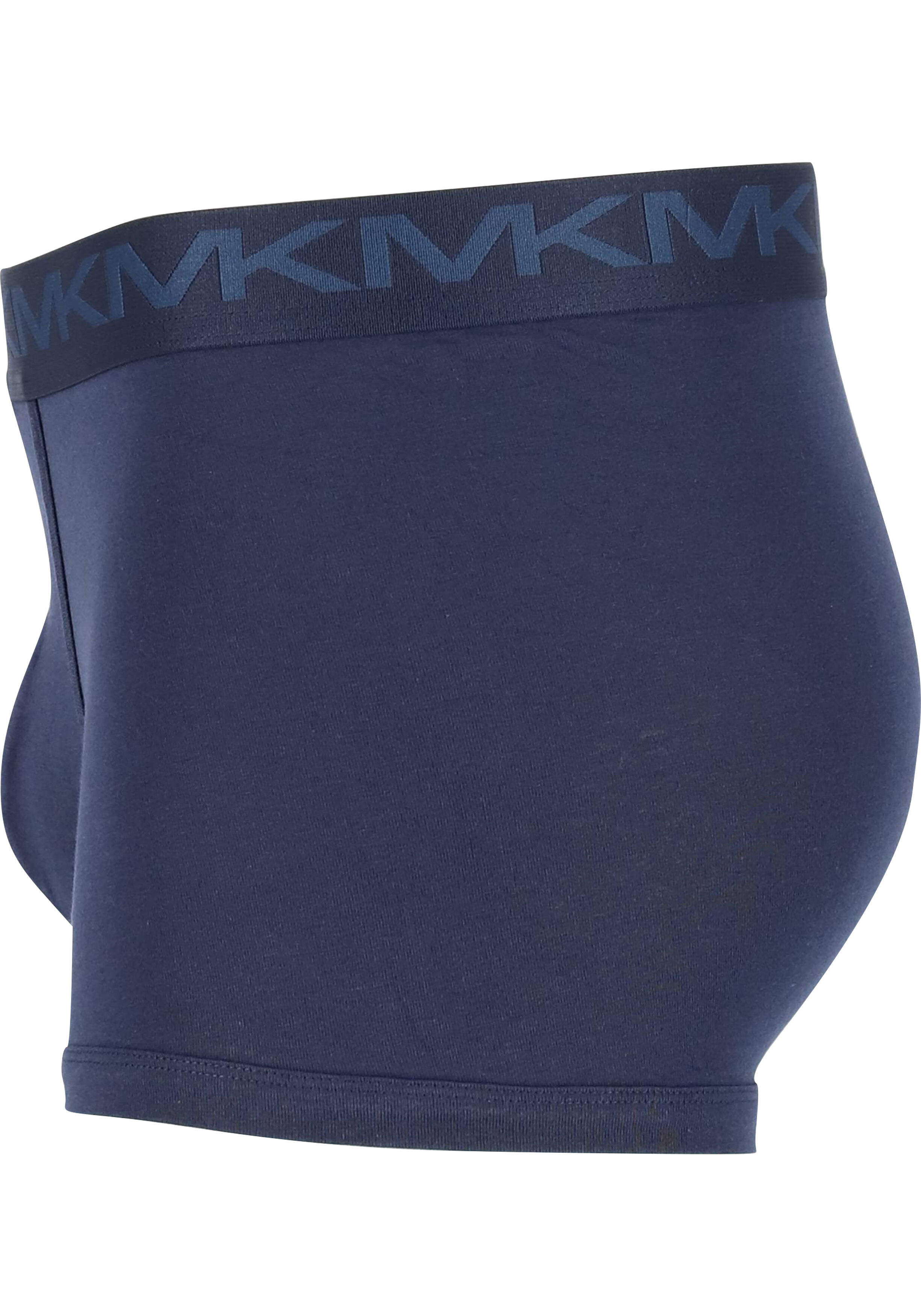 Michael Kors lage heren boxers kort (3-pack), donker- en lichtblauw en print