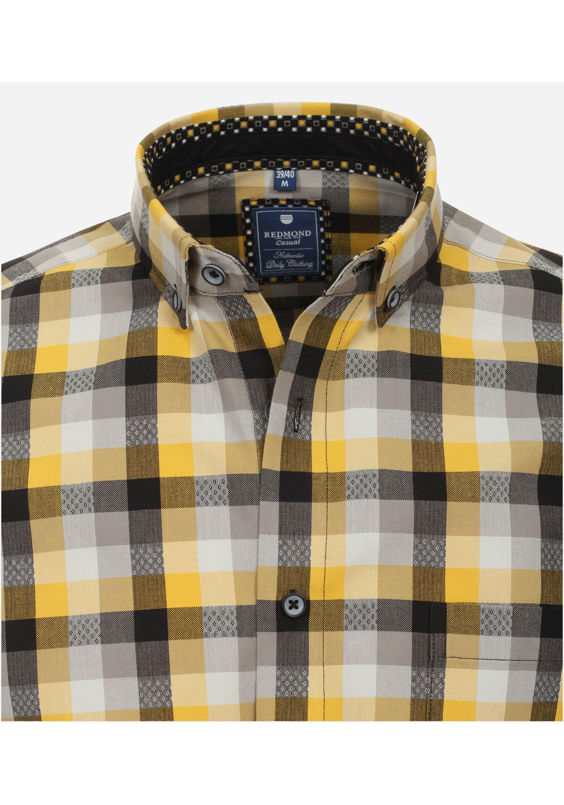 image_4_0387ffb2321ff5dfa7ffc585a48c4674jpgautoformatbgF3F3F3blend-alpha100blend-colorF3F3F3blend-modedarkenfitclampp Redmond modern fit overhemd, popeline, zwart geruit