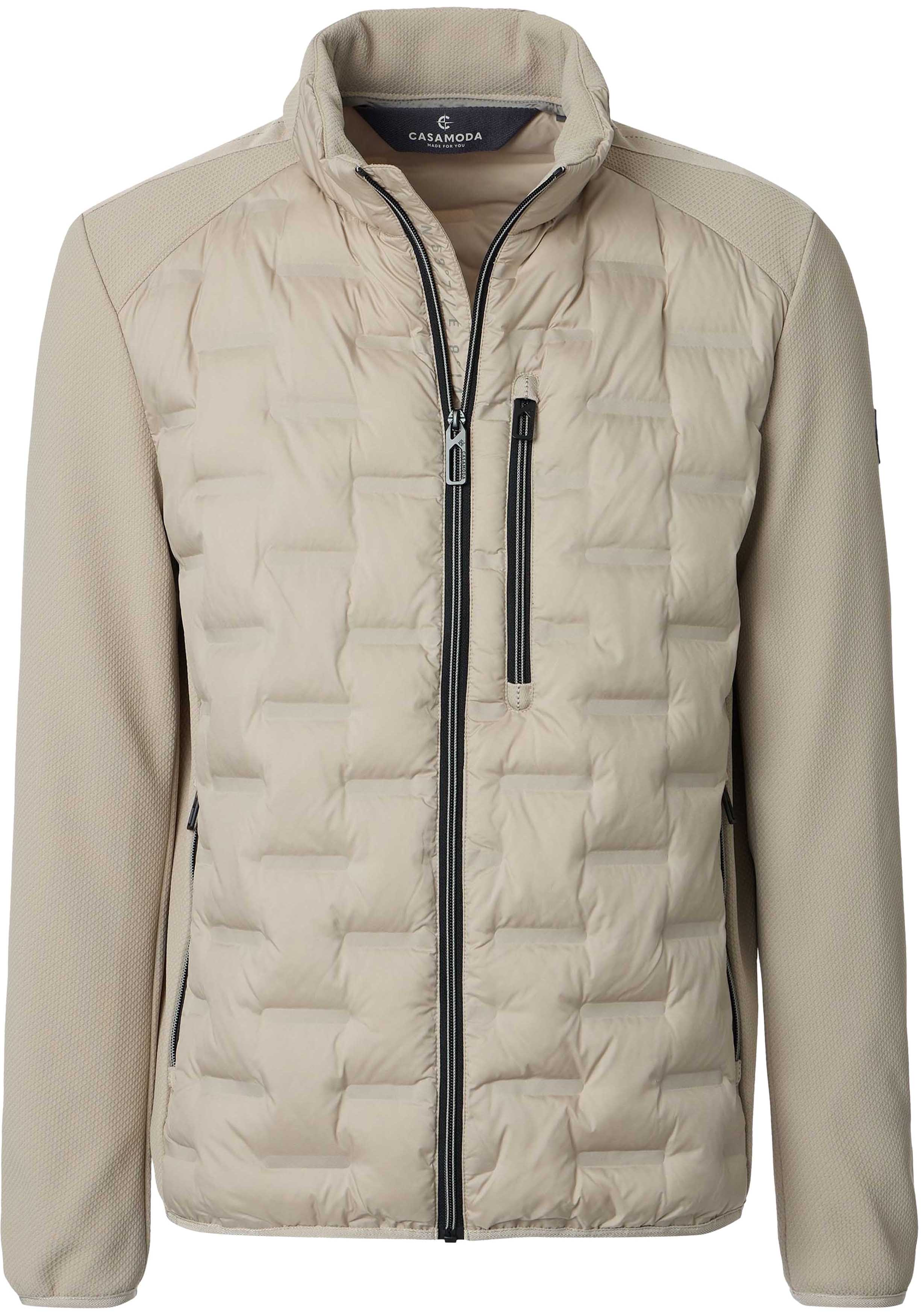 CASA MODA comfort fit tussenjas, beige, zwart