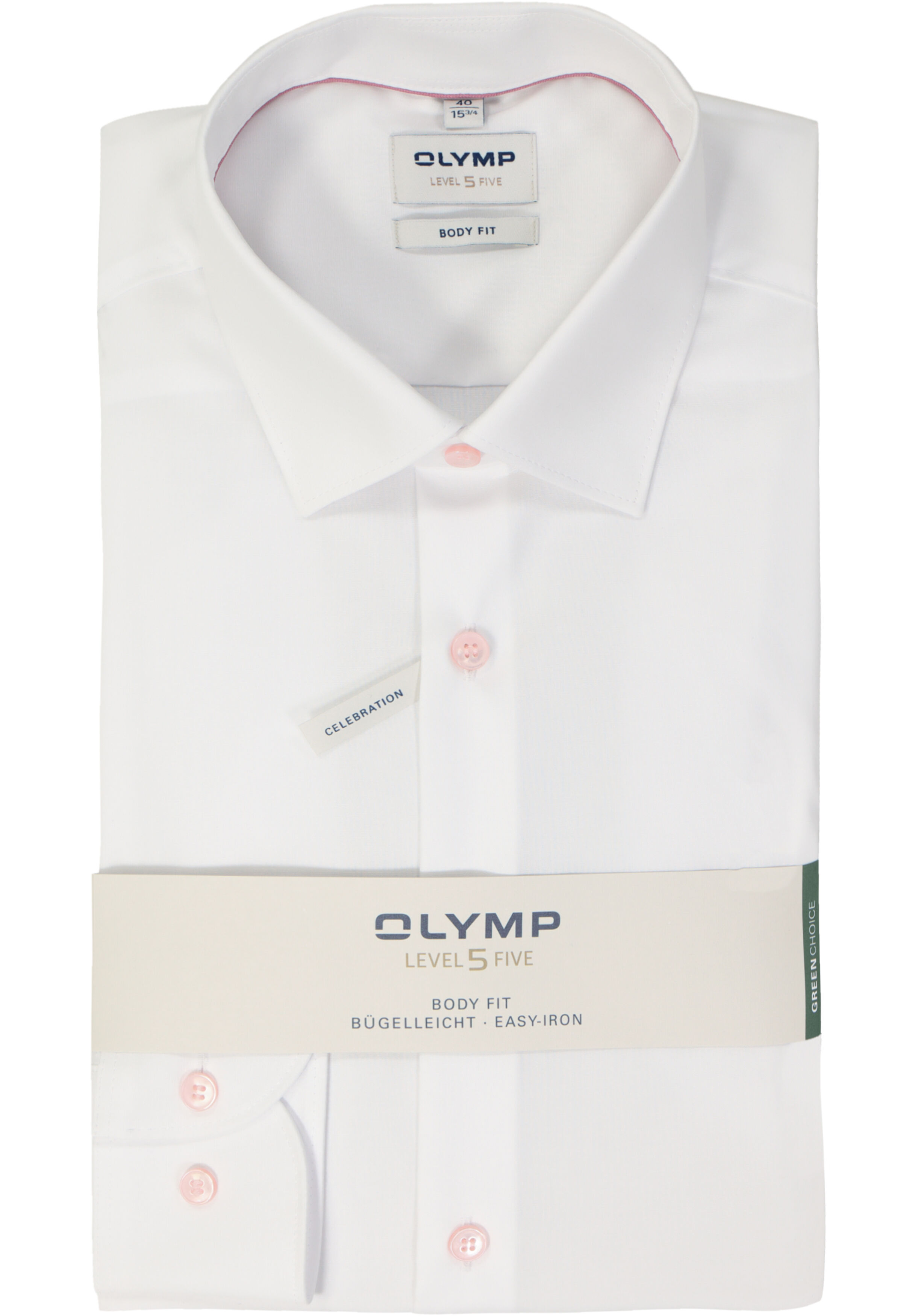 Olymp Level Cinque Soiree Corpo Fit Camicia Matrimonio Business Beige 1276