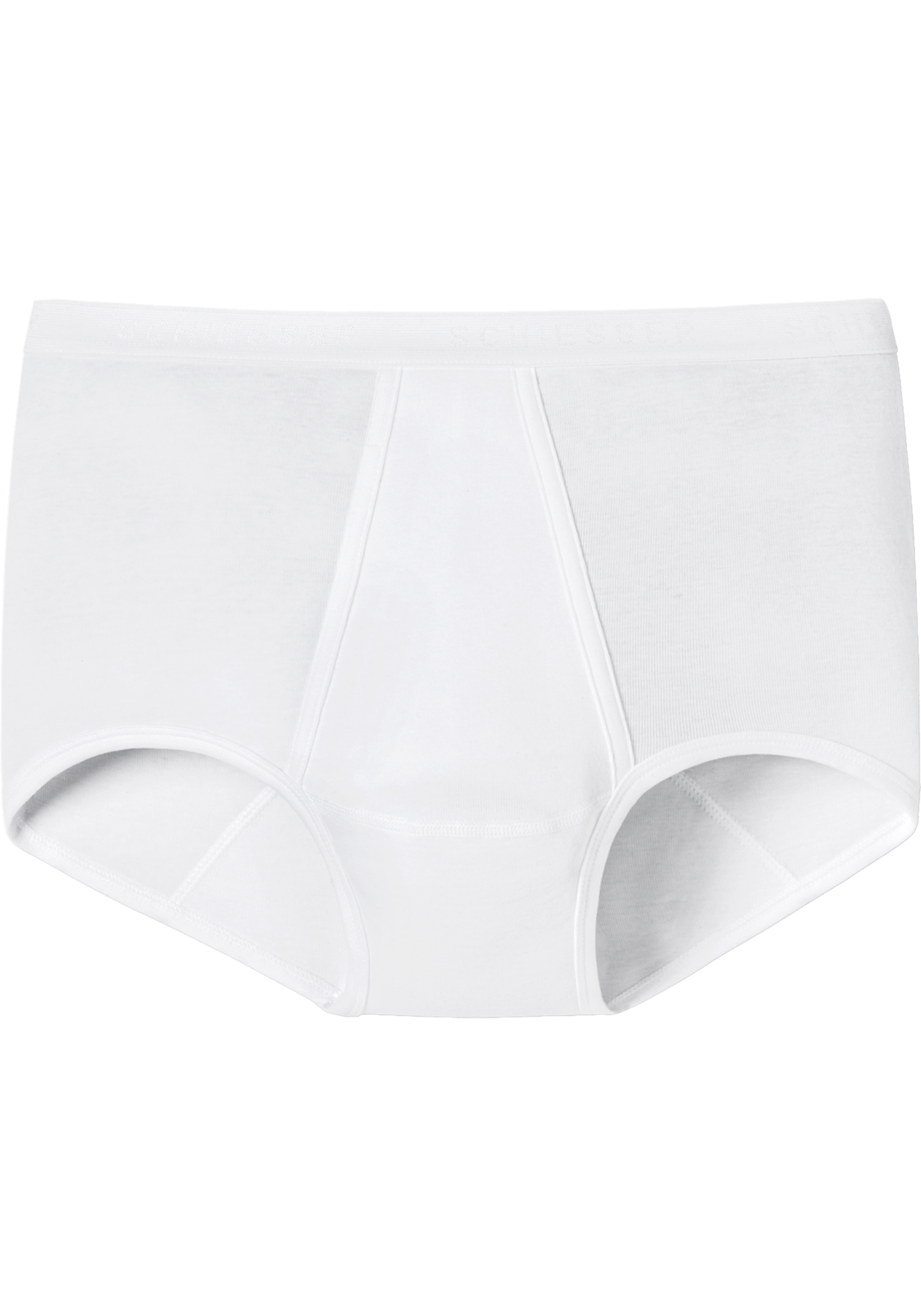 1-4007061511489-Schiesser-slip_HR-01 SCHIESSER Original Feinripp Classics slip (1-pack), met gulp, wit