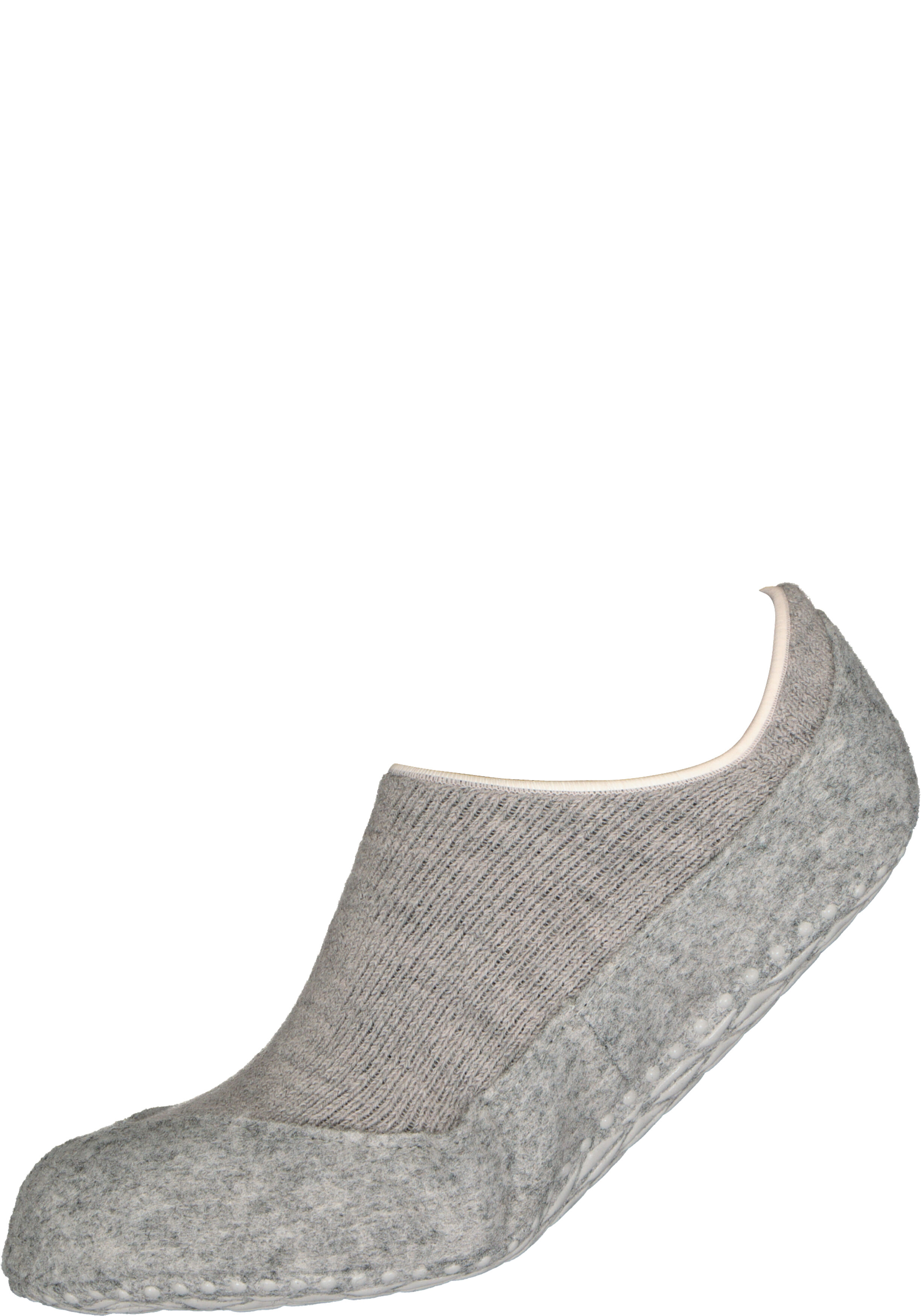 FALKE Cosyshoe dames huissokken, kort model, lichtgrijs (light grey)