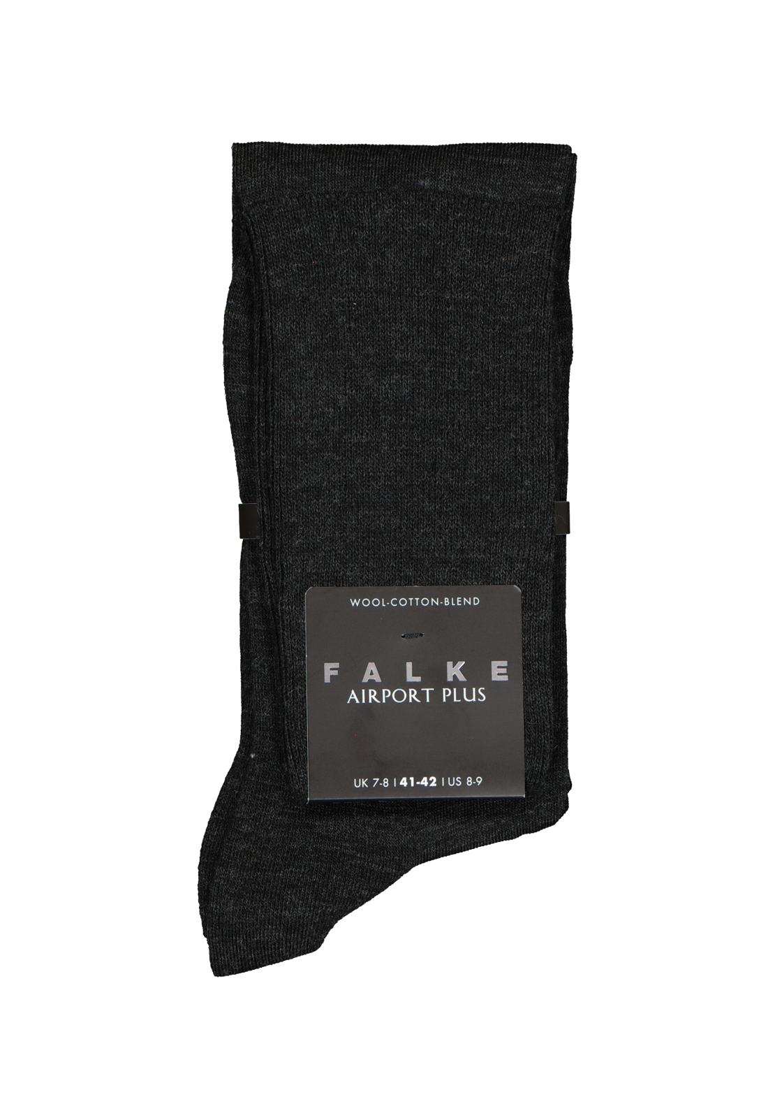 3-4004757487042_falke_kniekousen_HR FALKE Airport Plus heren kniekousen, antraciet (anthracite melange)