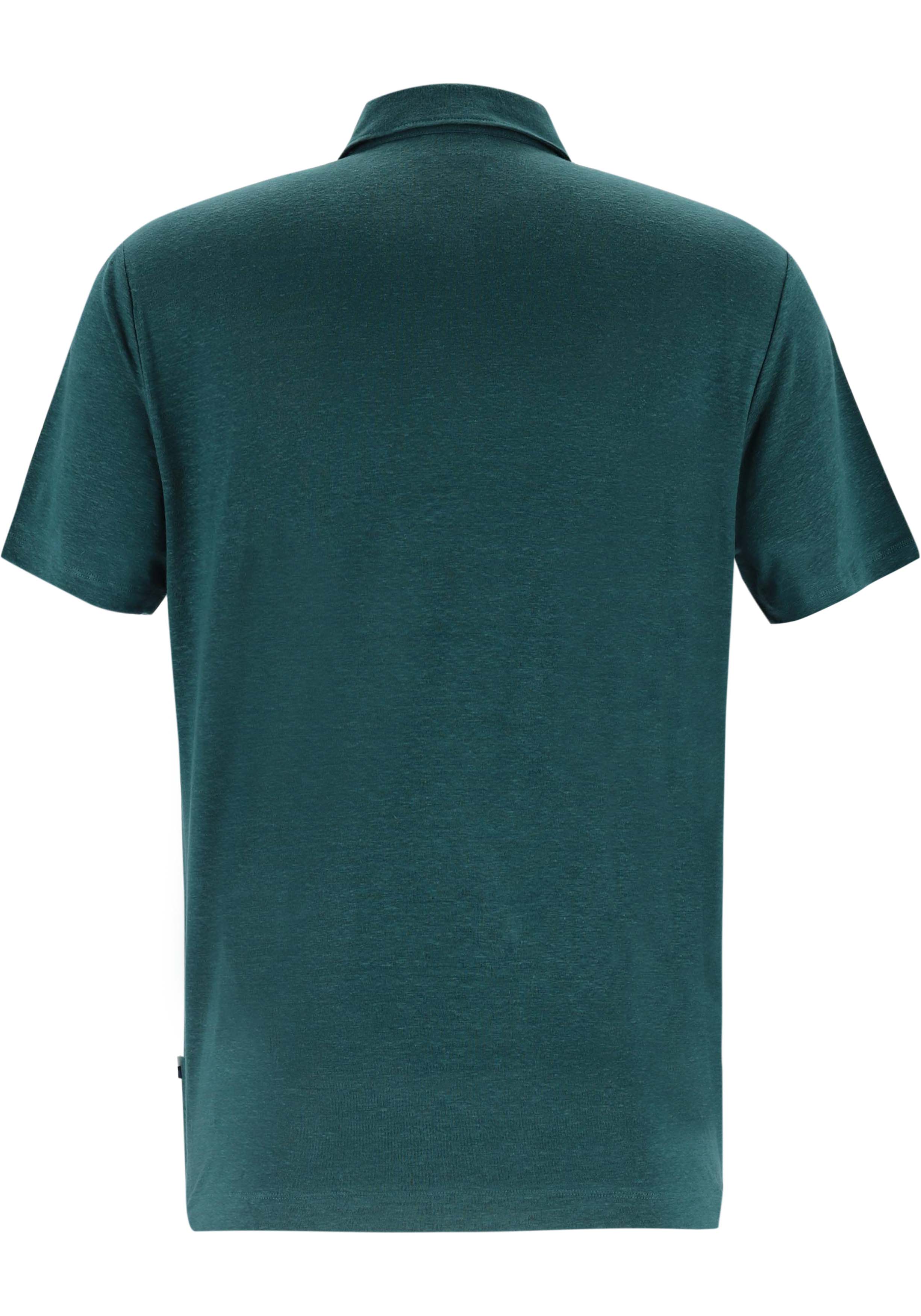 OLYMP Polo Casual, modern fit polo, groenblauw