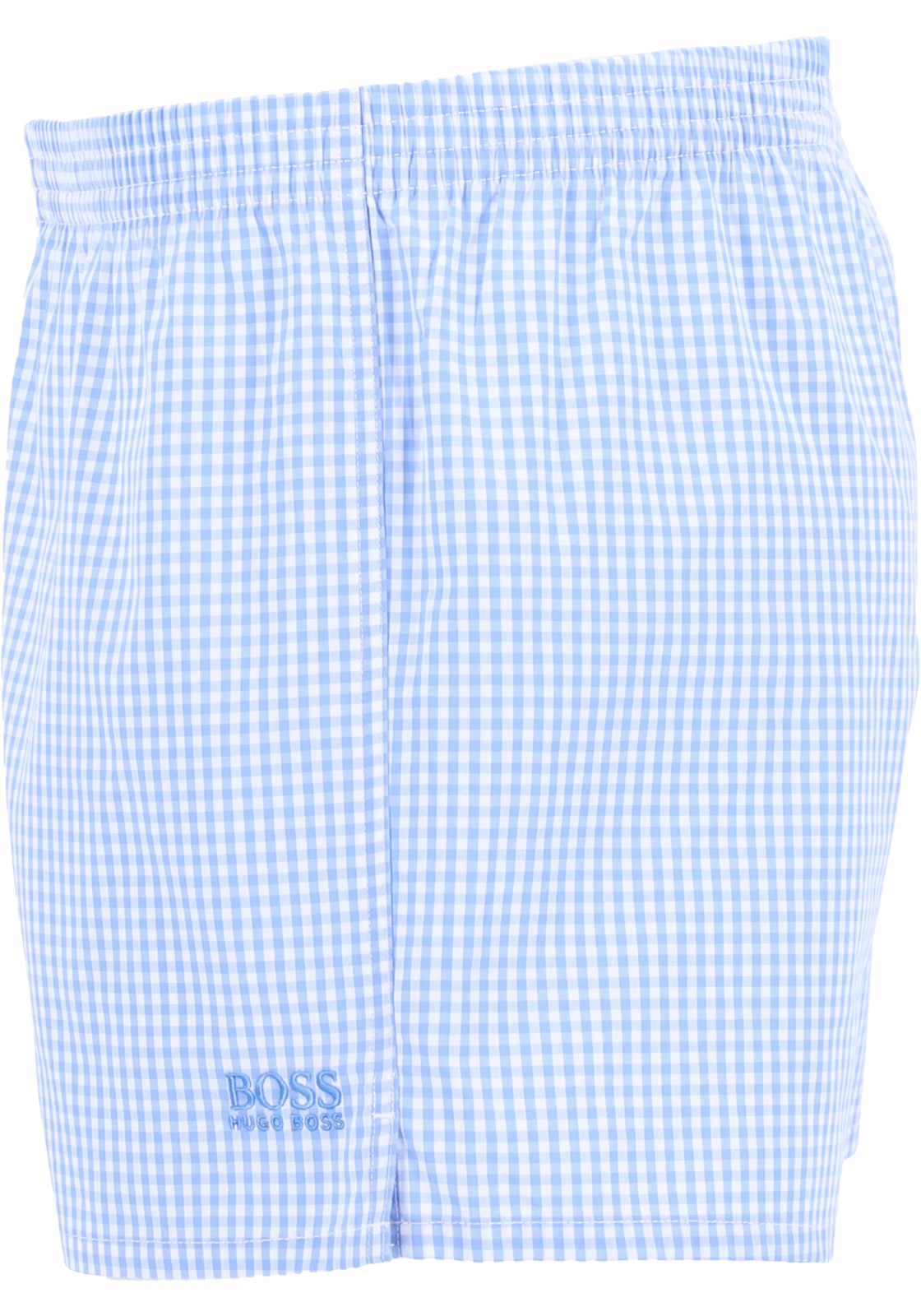 3-4021410593001-hugo_boss-HB_50388963470_BX_3P_geruit_4fotos_HR HUGO BOSS boxershorts woven (2-pack), heren boxers wijd model, lichtblauw geruit en gestreept