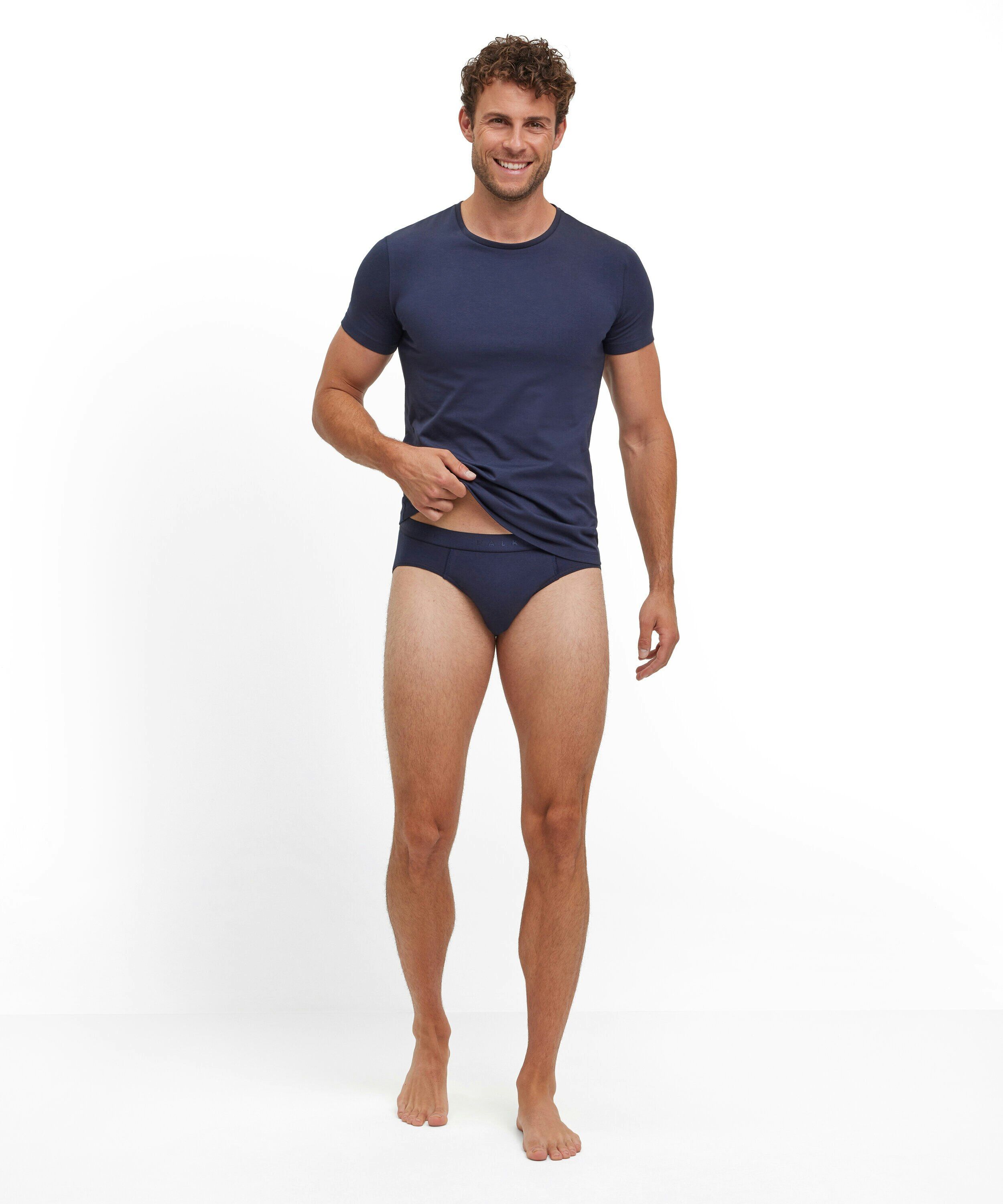 FALKE 2-pack heren slip Daily Comfort, slip, donkerblauw (midnight)