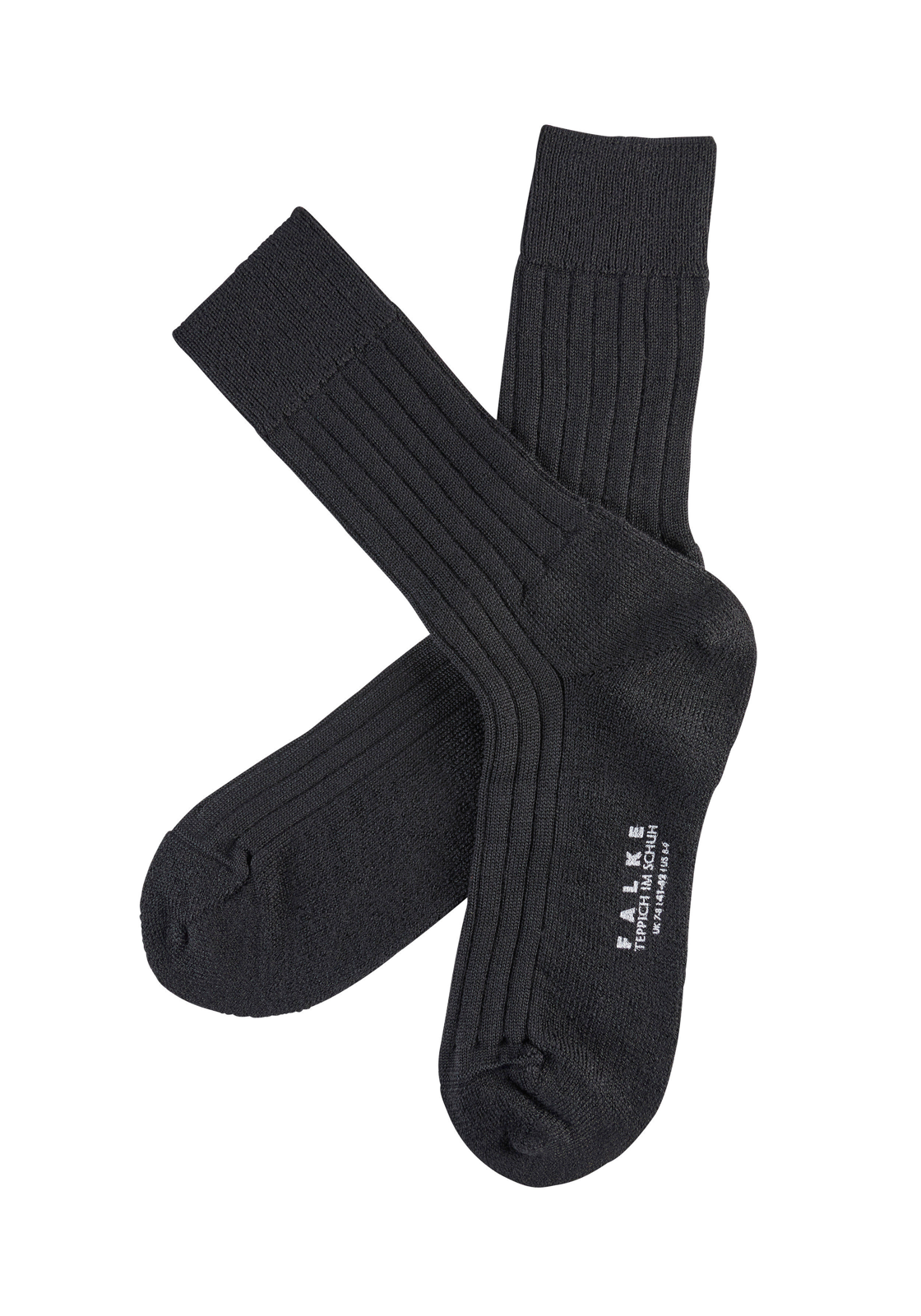 14402-3000-detail FALKE Teppich im Schuh herensokken, zwart (black)