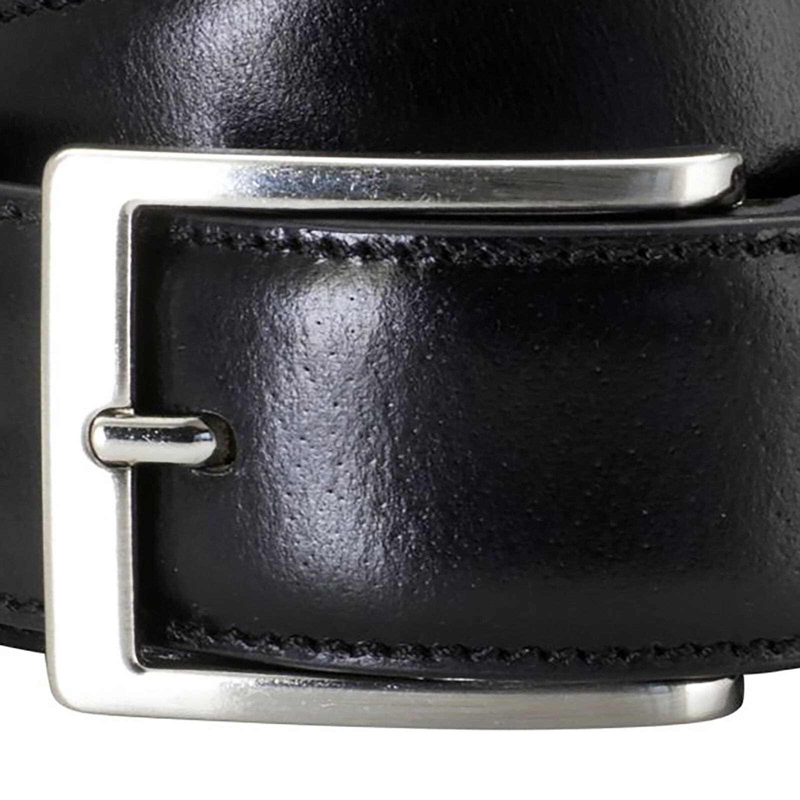 LINDENMANN leren heren riem, zwart