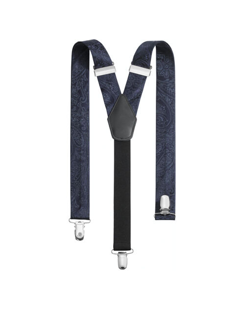 OLYMP bretels, marineblauw dessin