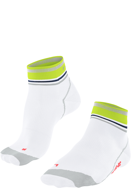 FALKE BC Impulse Reflect Short unisex biking sokken , wit (white) FALKE BC Impulse Reflect Short unisex biking sokken , wit (white)