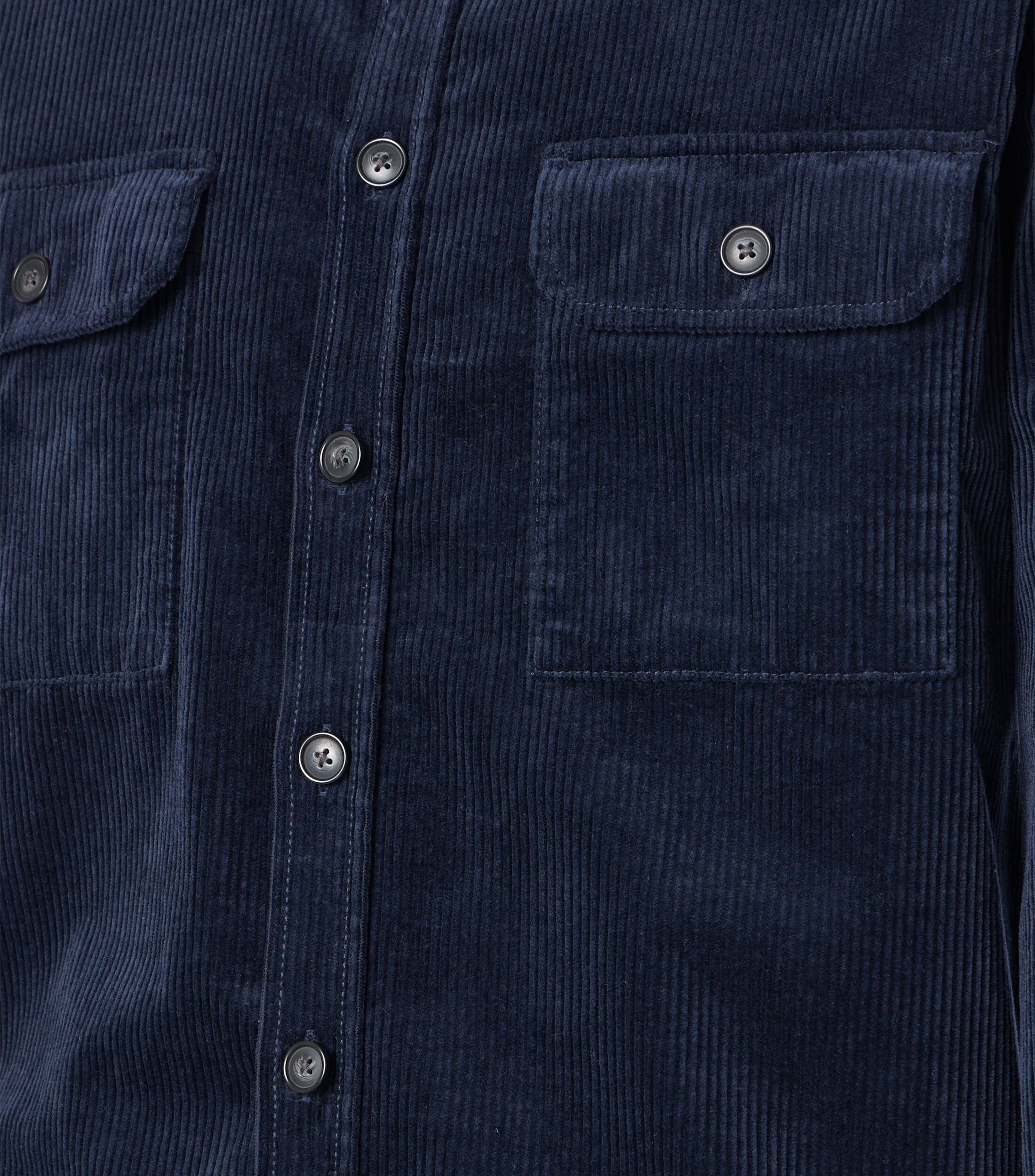 CASA MODA comfort fit overshirt, donkerblauw