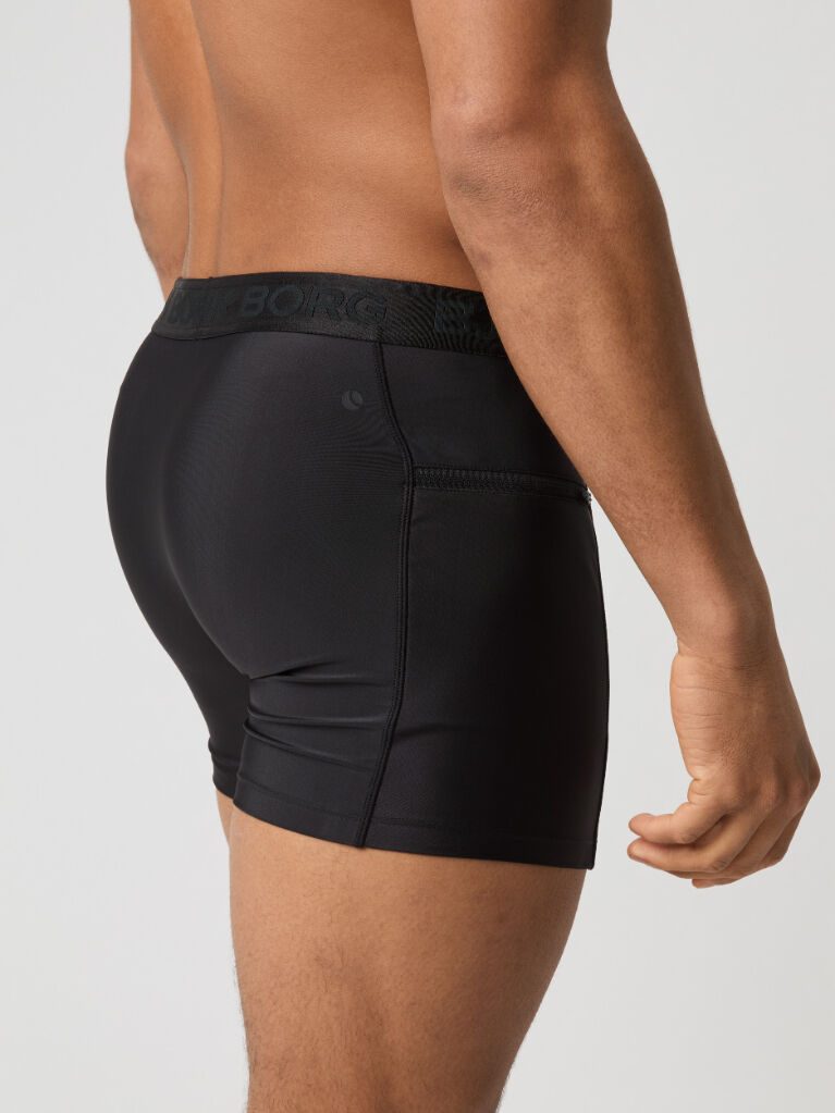 Bjorn Borg Stretch Swim Shorts, heren zwembroek, zwart