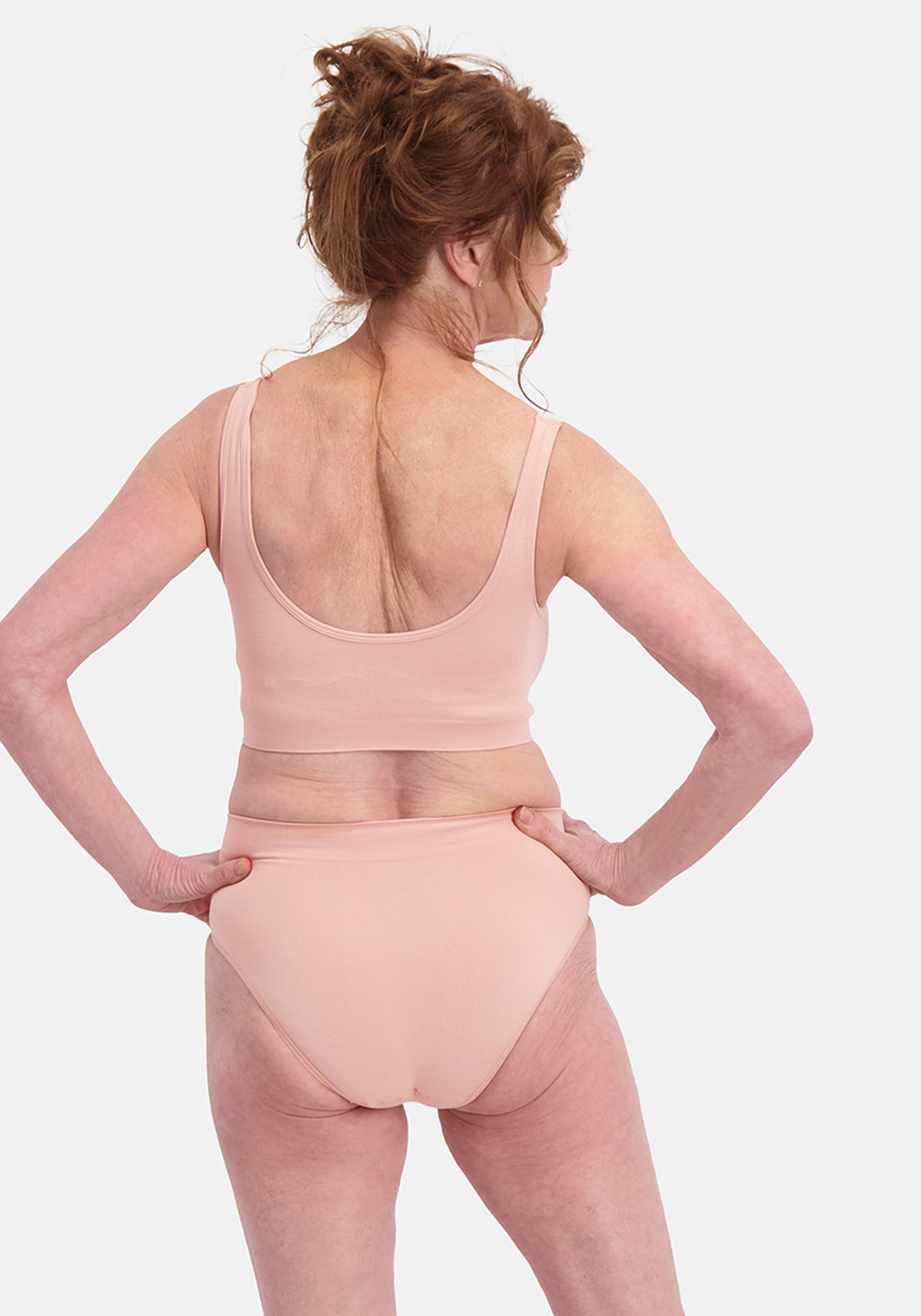 Bamboo Basics Belle seamless full brief (3-pack), dames tailleslip naadloos, roze