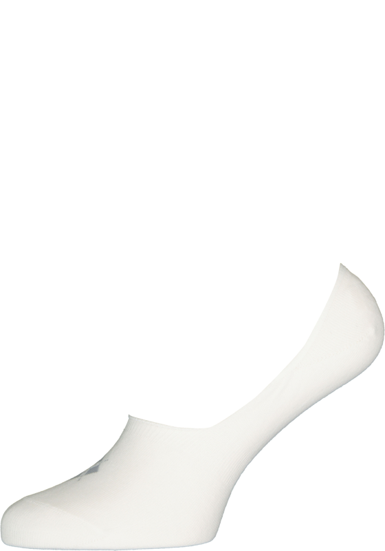 Burlington Everyday invisible herensokken (2-pack), katoen, wit Burlington Everyday invisible herensokken (2-pack), katoen, wit