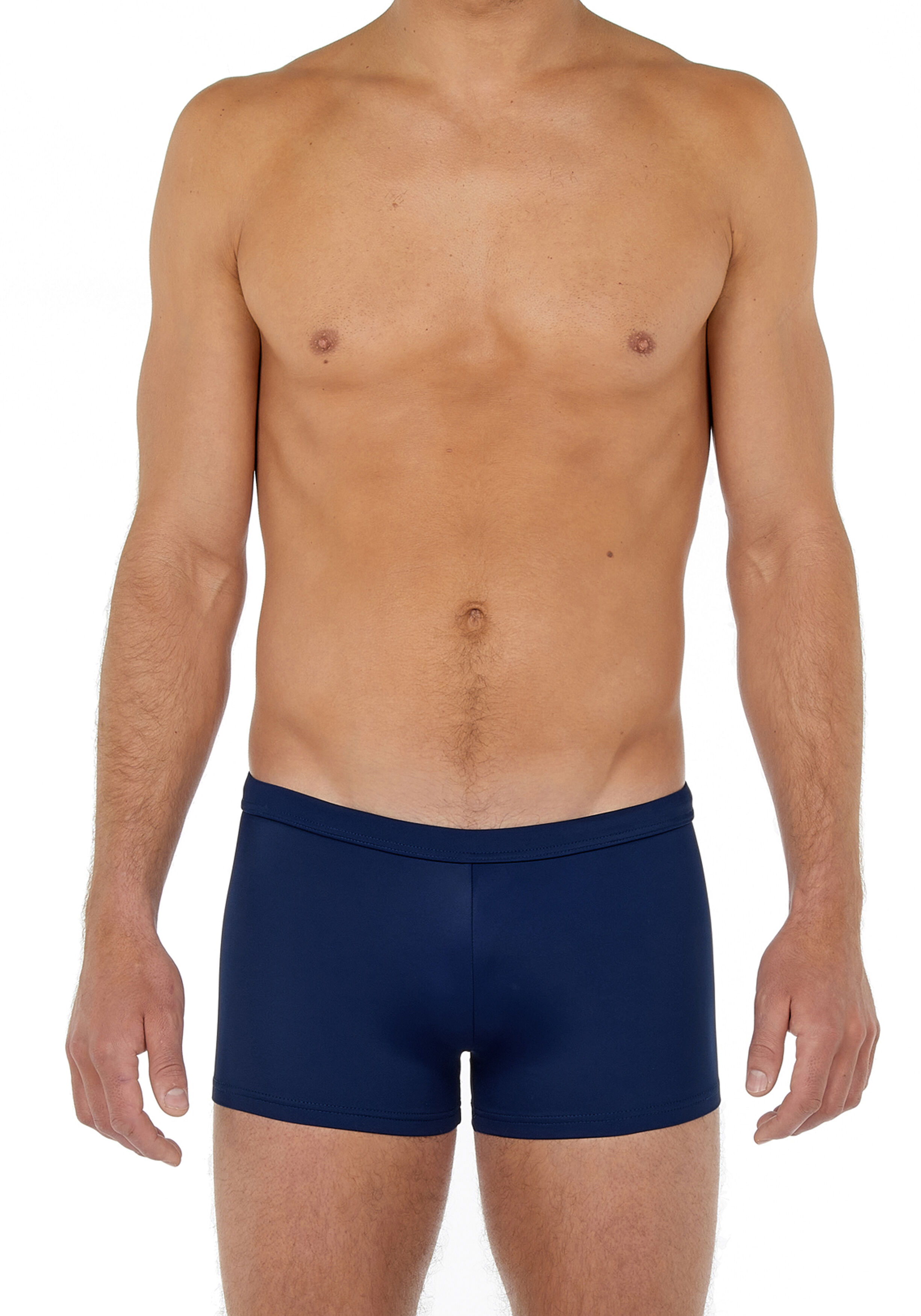 HOM Sea life swim shorts, heren zwembroek, donkerblauw