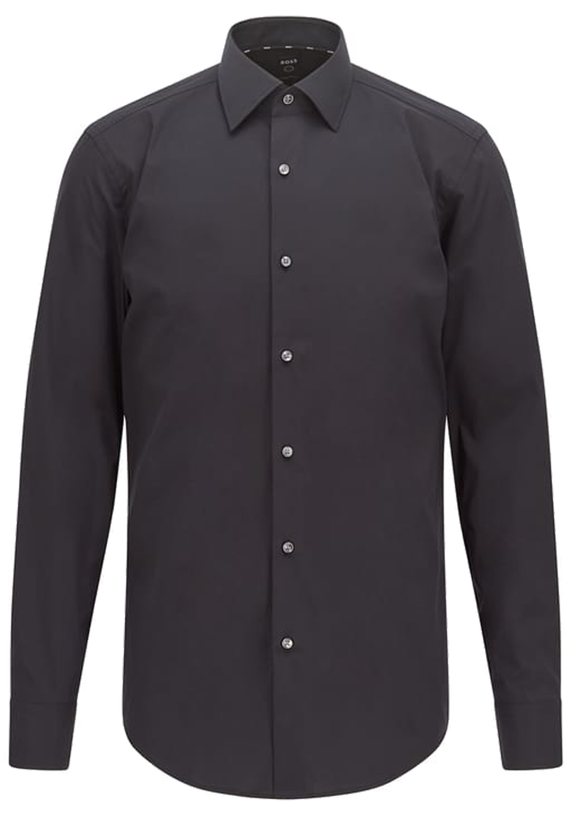 BOSS Hank slim fit overhemd, popeline, zwart BOSS Hank slim fit overhemd, popeline, zwart