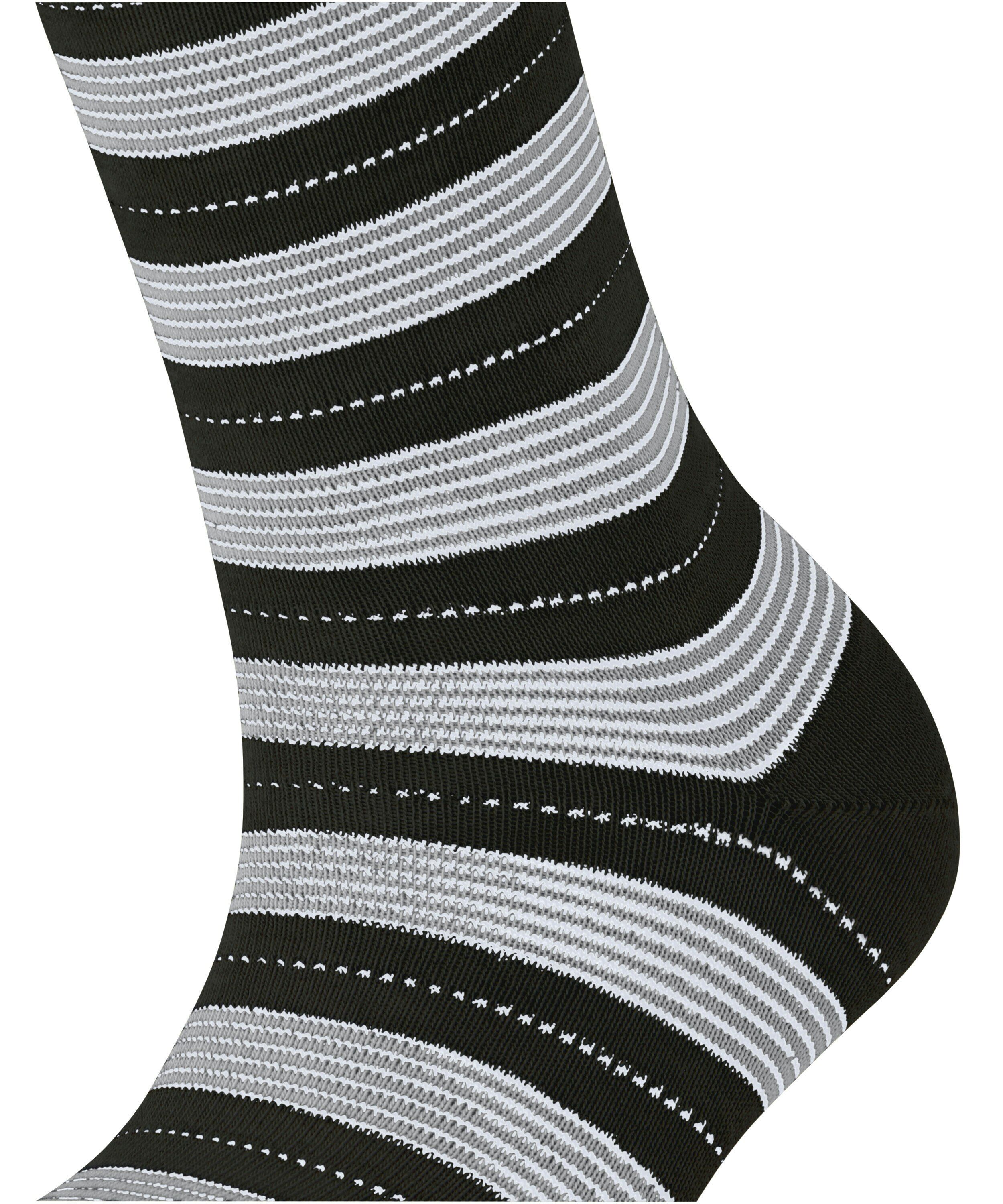 FALKE Stripe Uniform damessokken, zwart (black)