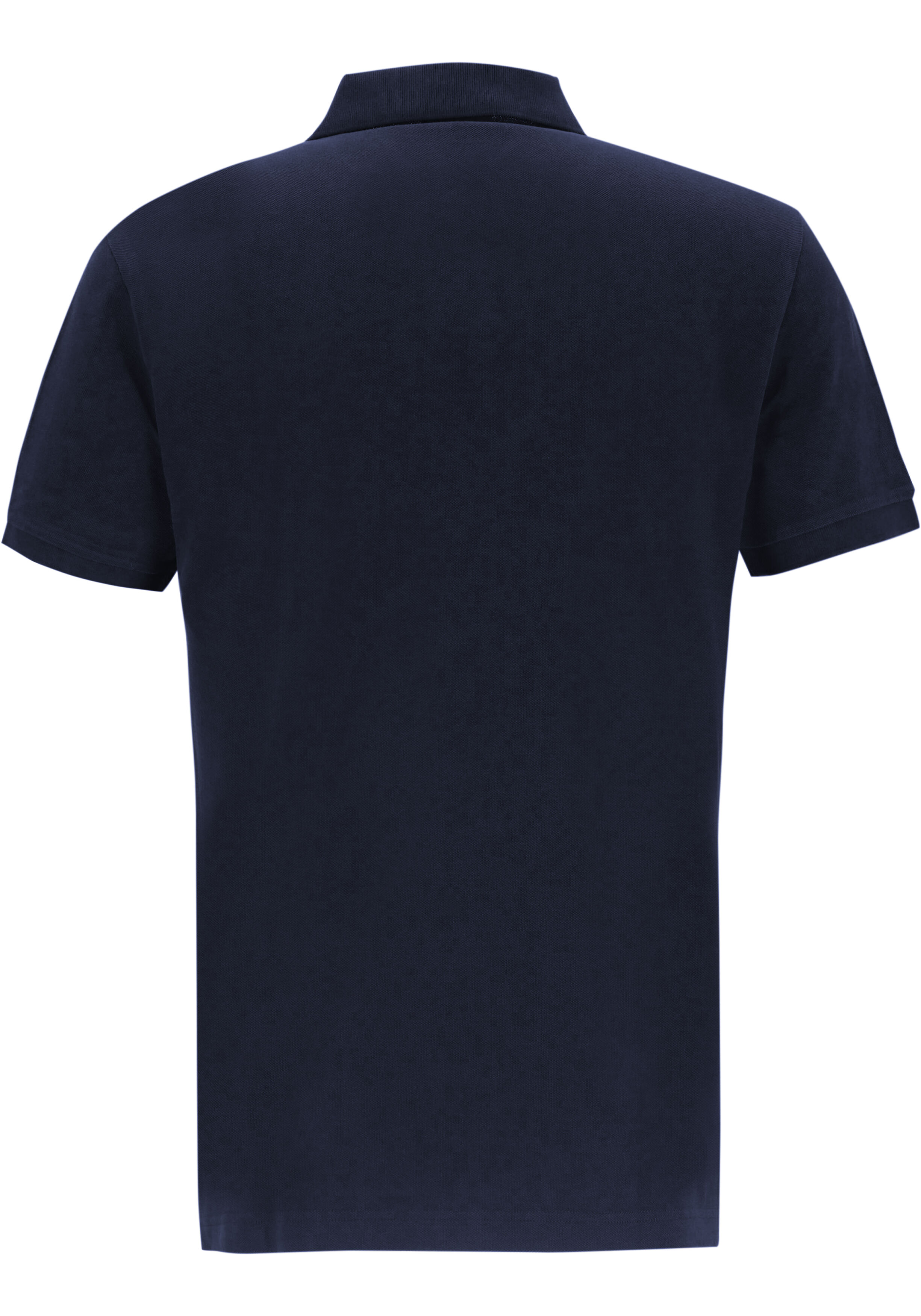 Profuomo slim fit heren polo, navy blauw