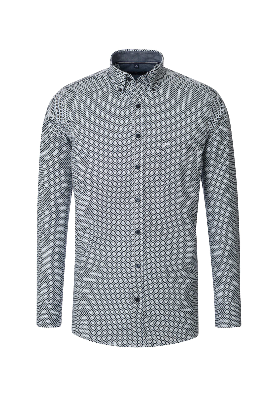 CASA MODA Sport comfort fit overhemd, popeline, blauw dessin CASA MODA Sport comfort fit overhemd, popeline, blauw dessin