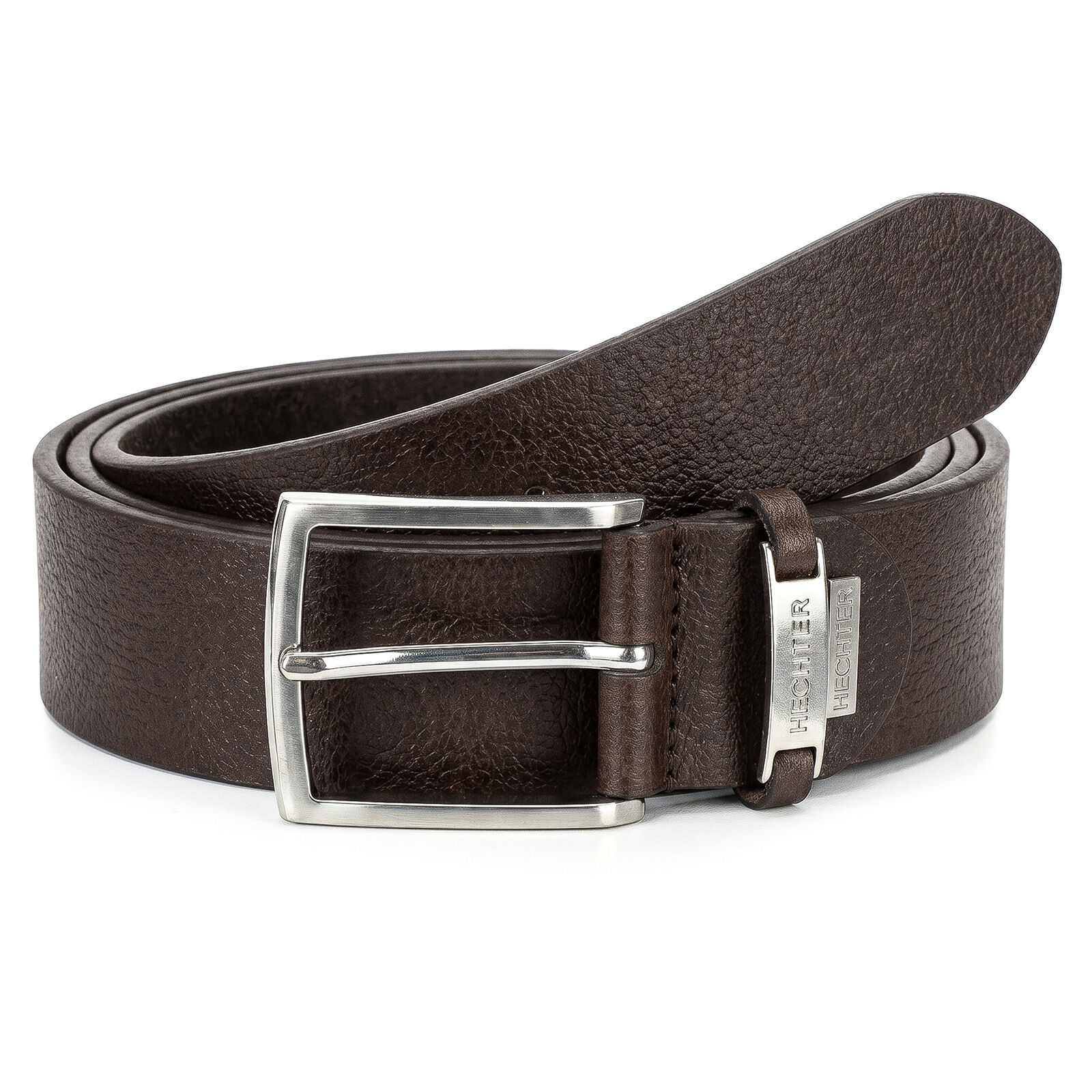 HECHTER leren heren riem, bruin