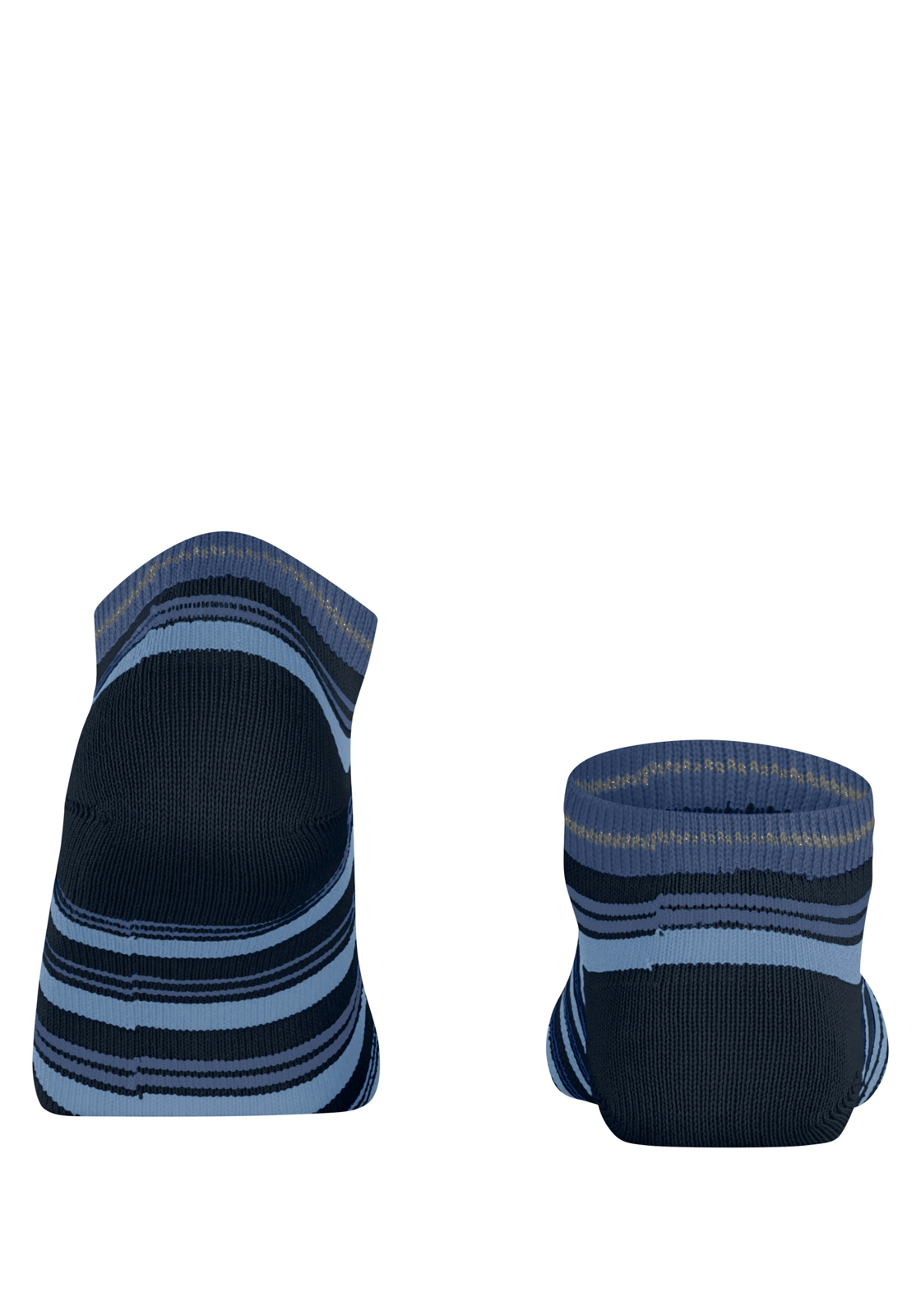 FALKE Smart Stripe dames sneakersokken, blauw (space blue) FALKE Smart Stripe dames sneakersokken, blauw (space blue)