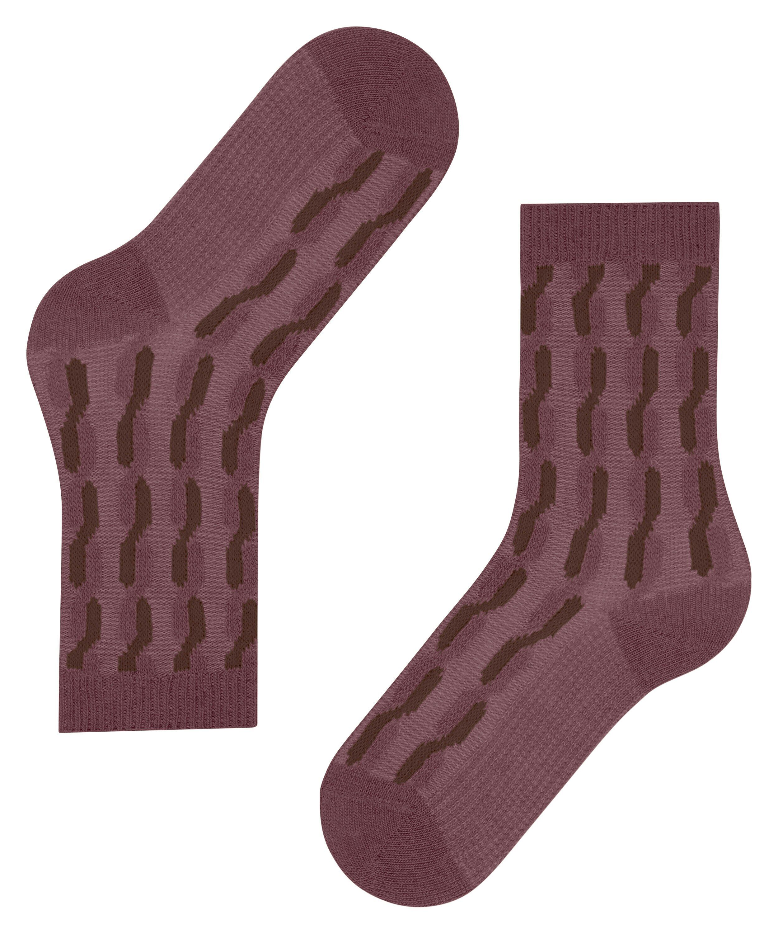 FALKE Tress Lock damessokken, rodekool rood (roan rouge)