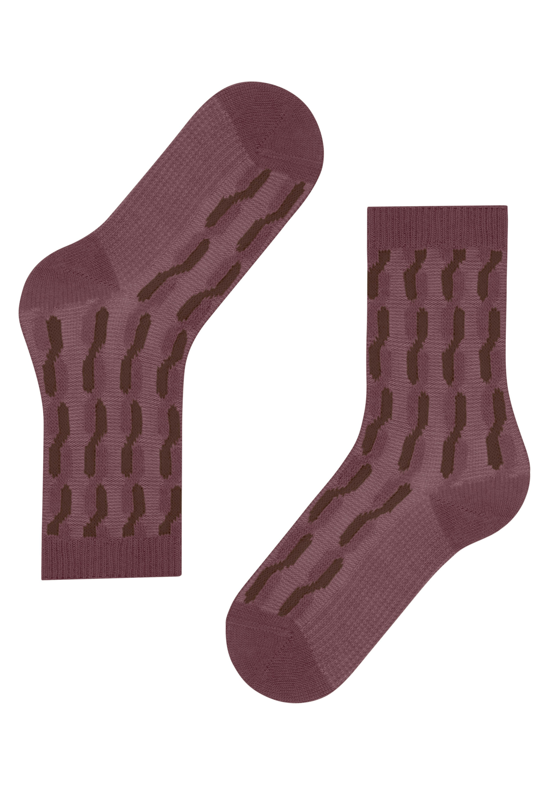 FALKE Tress Lock damessokken, rodekool rood (roan rouge) FALKE Tress Lock damessokken, rodekool rood (roan rouge)