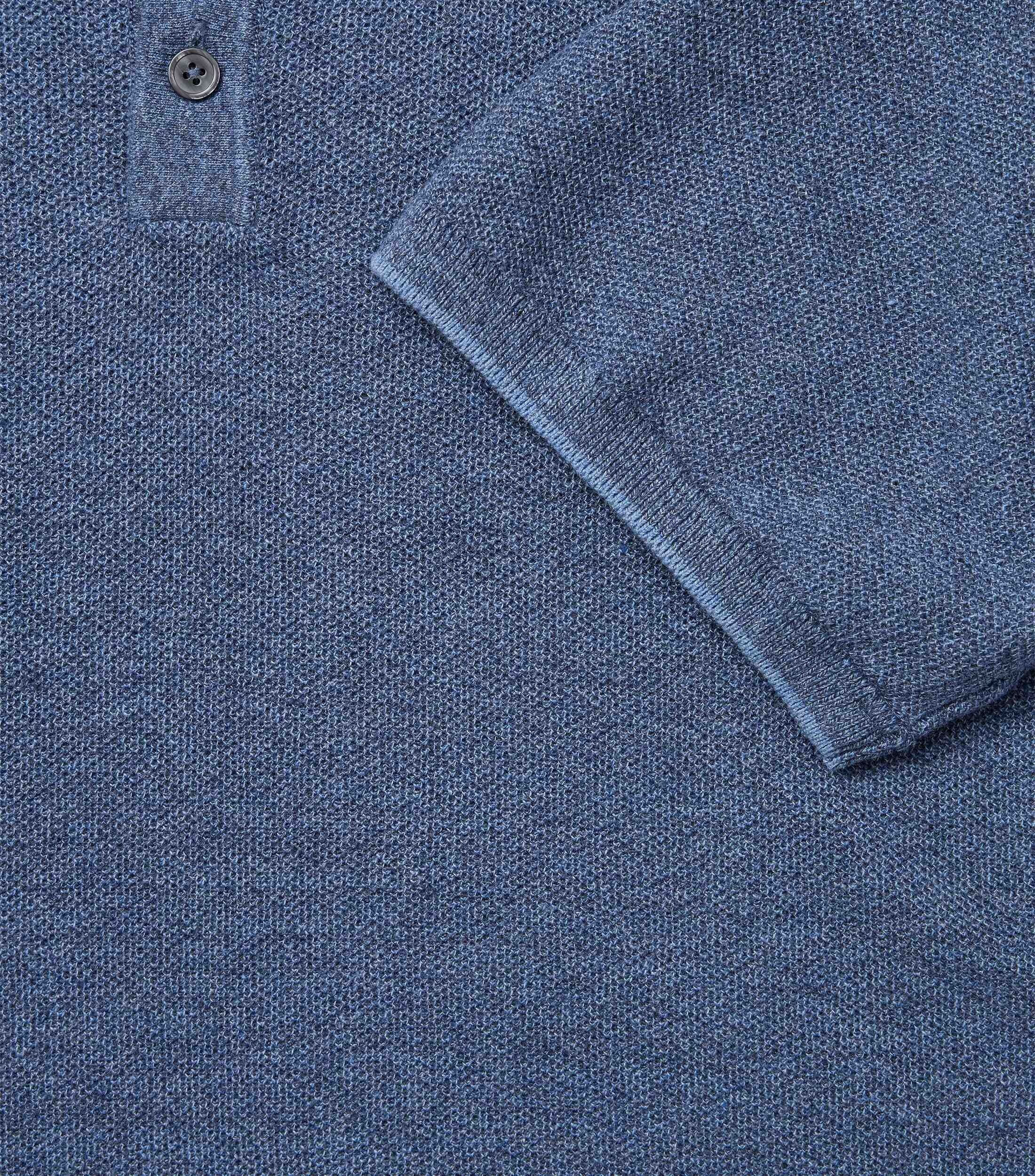 CASA MODA comfort fit heren polo, blauw