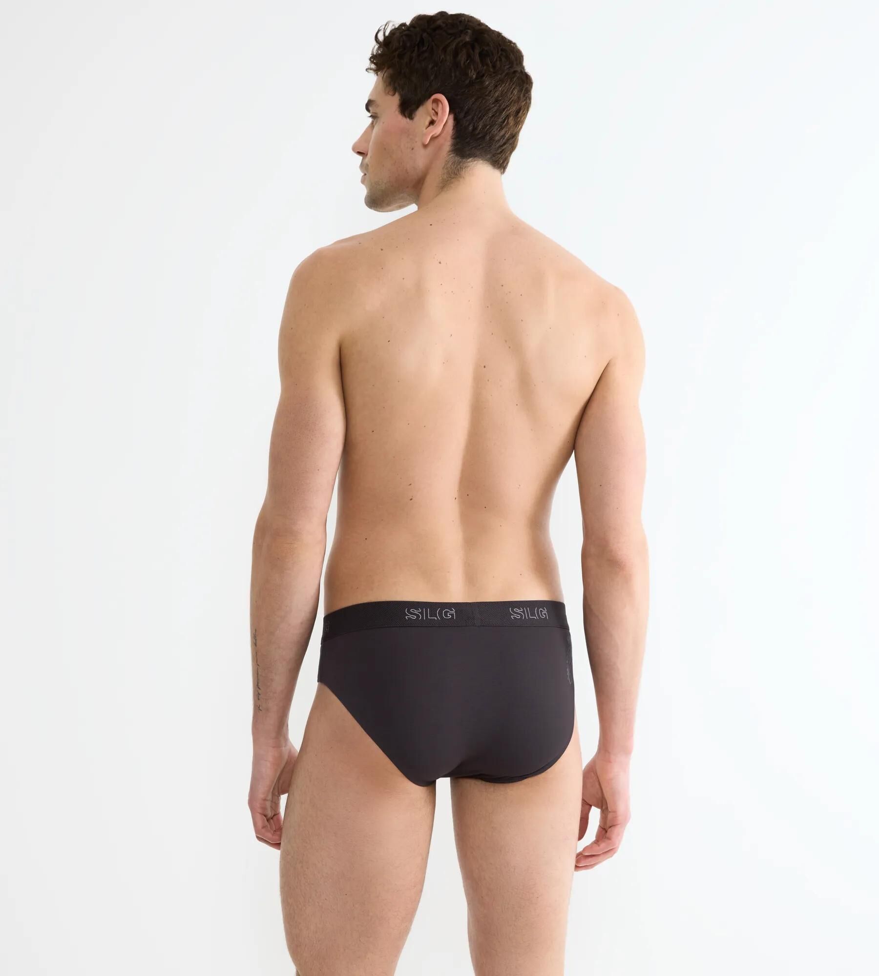 Sloggi Men SLG Base Brief, heren slip (2-pack), donkergrijs
