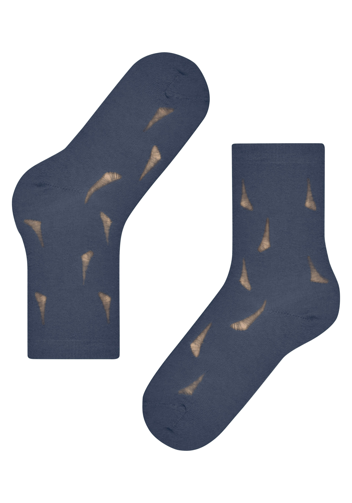 FALKE Distressed damessokken, middenblauw (juniper) FALKE Distressed damessokken, middenblauw (juniper)